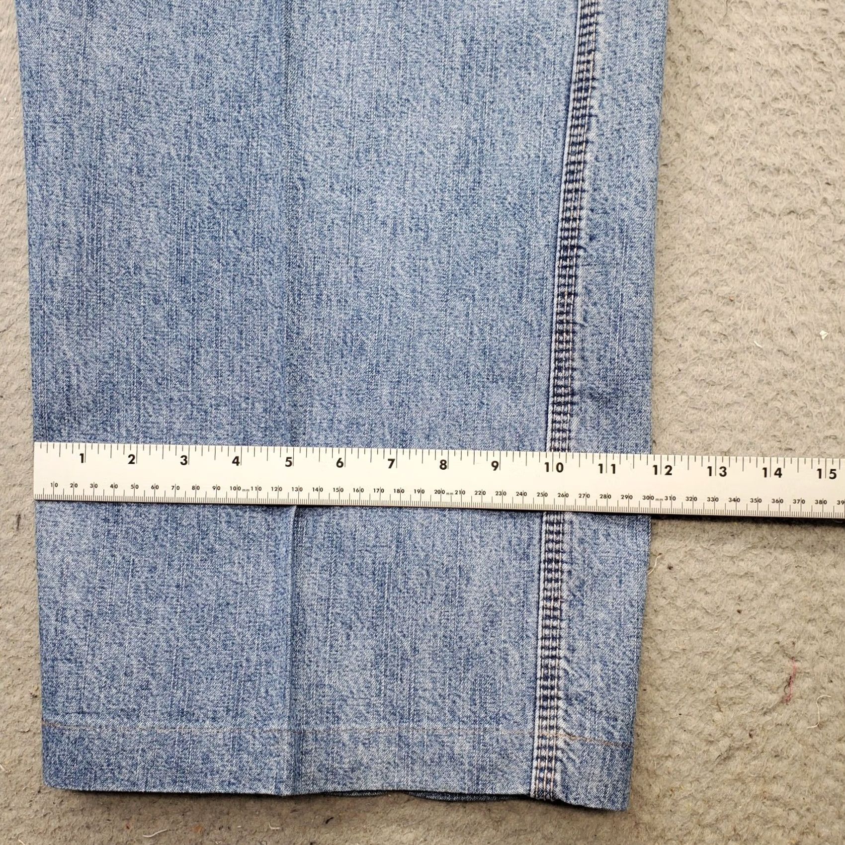 Levi's Levi's Jeans Mens 48x30 Blue Denim High Rise Straight Carpenter 5-Pocket Regular Size: Mens Size 48 Blue Denim 100% Cotton Jeans Mens Size US 32 / EU 48 - 5 Thumbnail