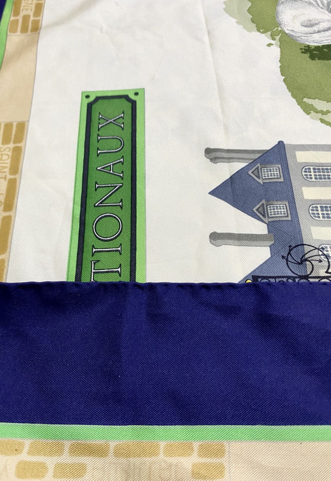 Hermes Vintage Brand Hermes Carre 90 Les Haras Nationax Silk Scarf Size ONE SIZE - 8 Thumbnail