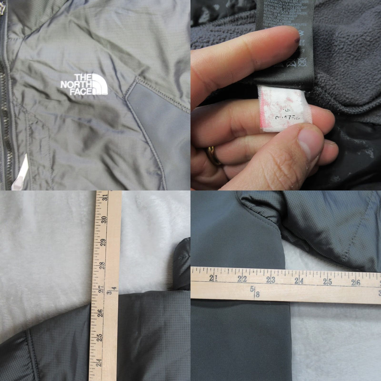 The North Face The North Face Jacket Men Large Gray Zip Full-Insulated Wind Rain Pockets Quilted Logo Mid-Length Size US L / EU 52-54 / 3 - 8 Thumbnail