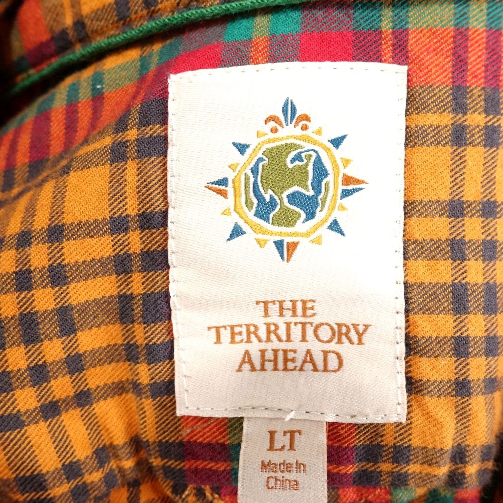 The Territory Ahead The Territory Ahead Shirt Mens LT Multicolor Plaid Long Sleeve Button-Up Cotton Size US L / EU 52-54 / 3 - 5 Thumbnail