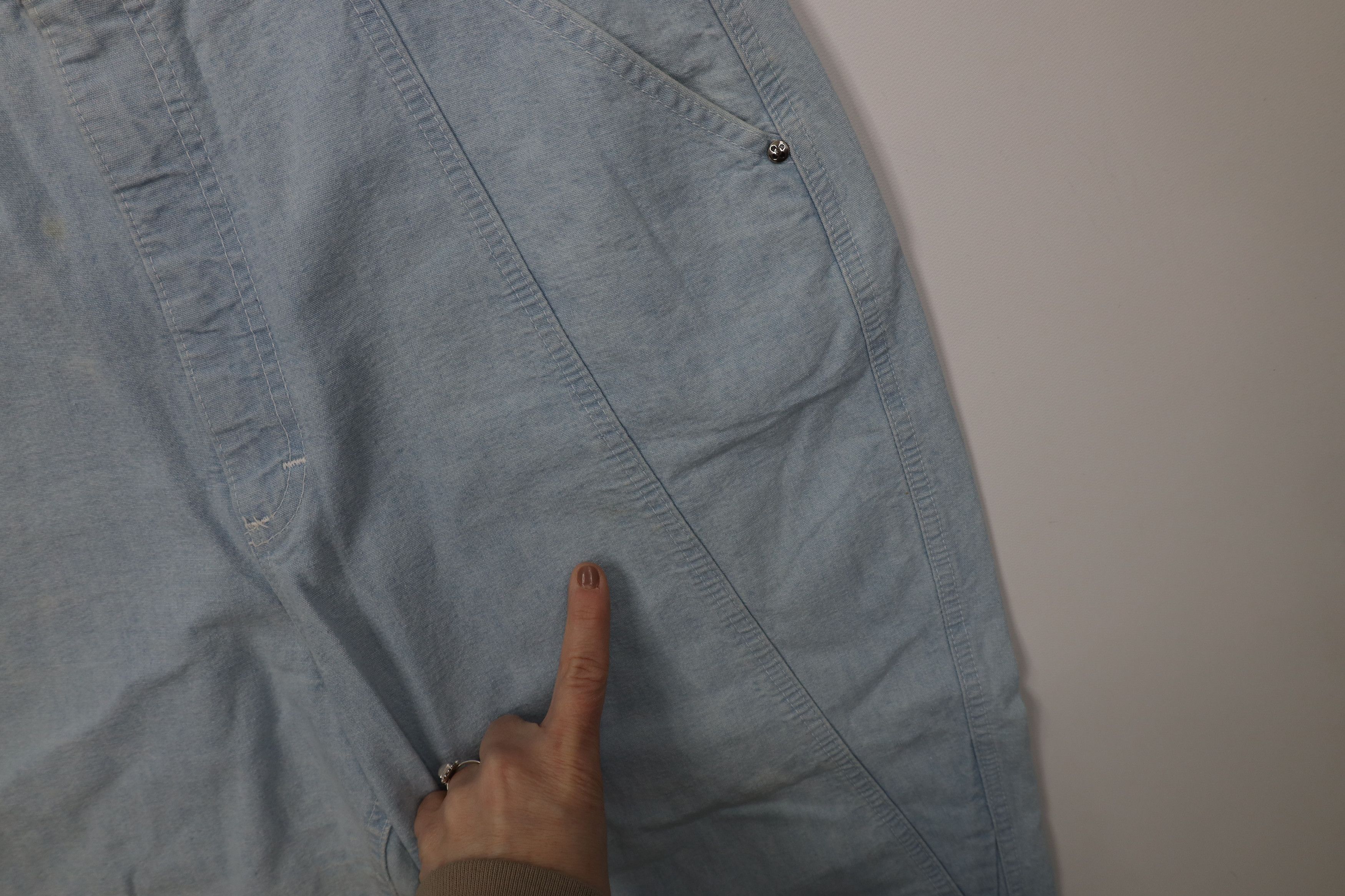Lee Vintage 70s 80s Lee Relaxed Tapered Leg Jeans Blue USA Size 38" / US 16 / IT 52 - 7 Thumbnail