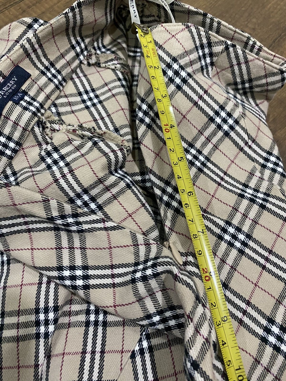 Burberry Burberry Nova Check Cotton Skirt Size 22" - 12 Thumbnail