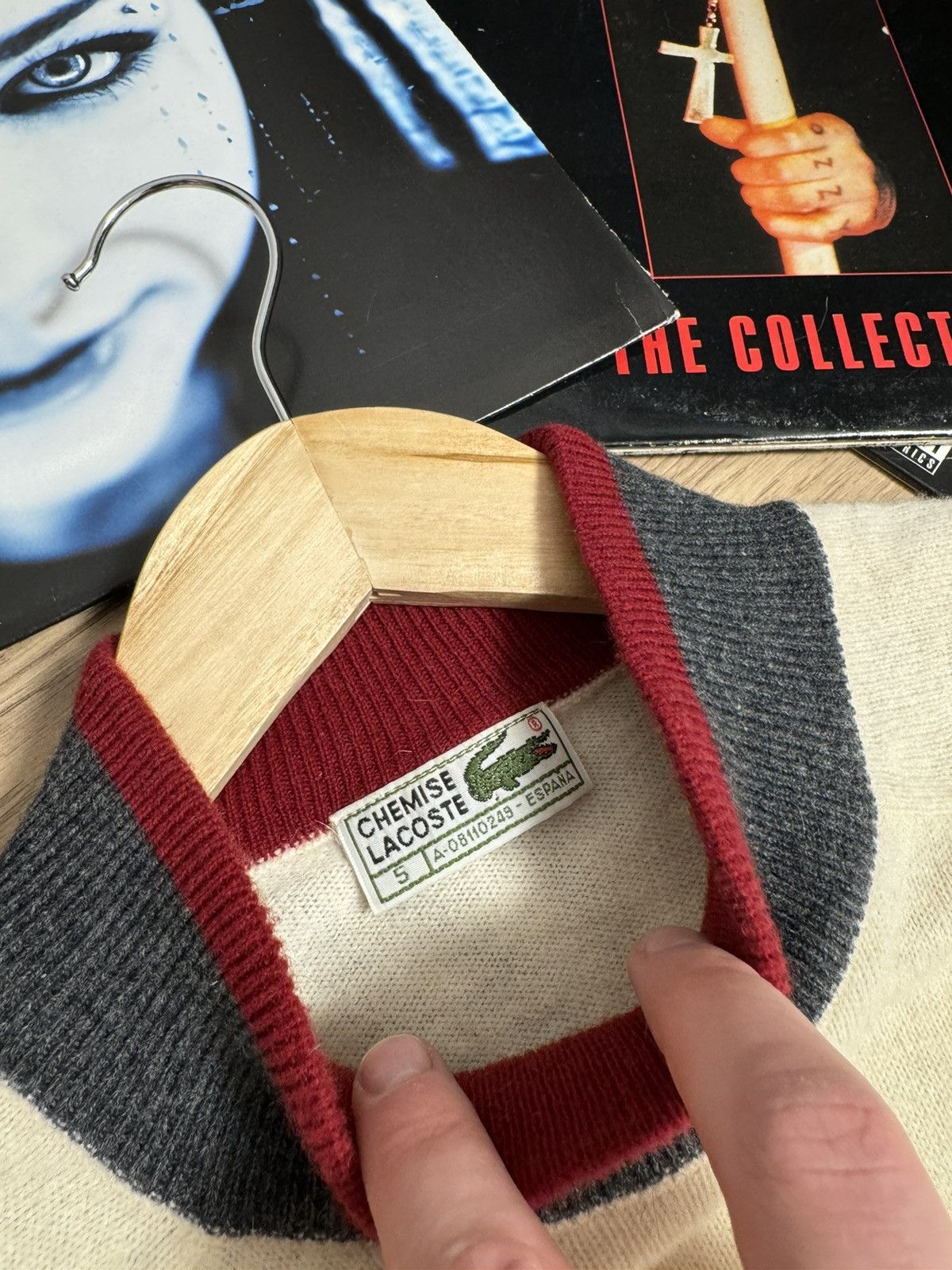 Lacoste × Vintage Lacoste vintage wool sweater 🐊 Size US M / EU 48-50 / 2 - 5 Thumbnail