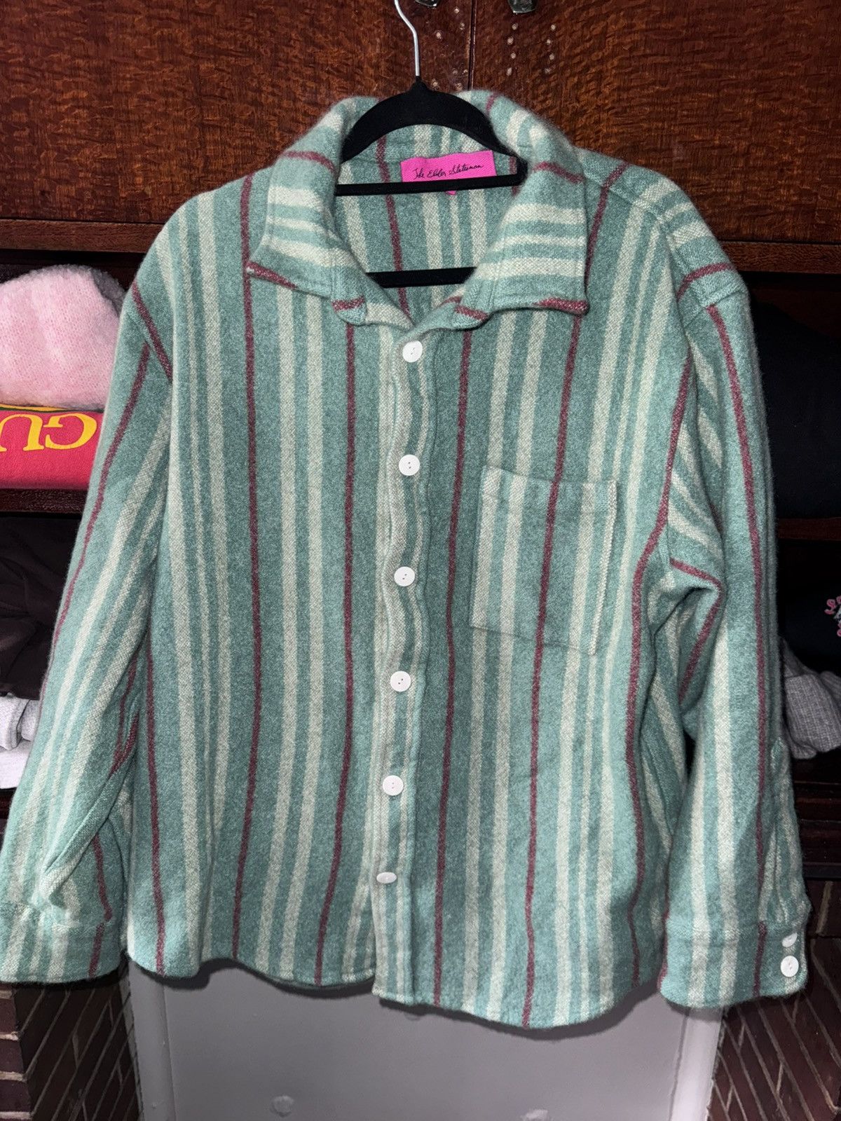 The Elder Statesman Elder Statesman Cashmere Button Up Shirt Size US XL / EU 56 / 4 - 1 Thumbnail