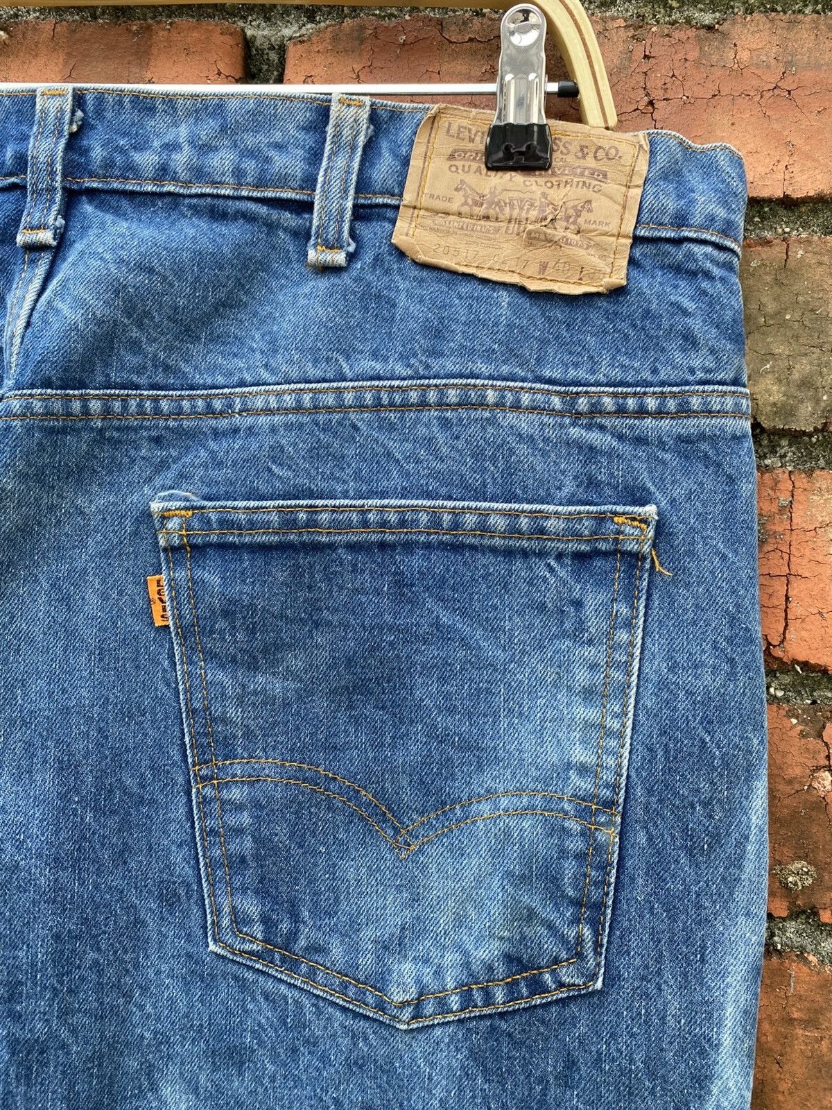 Levi's Vintage Clothing W38x29.5 Vintage levi's 517 flare bellbottom orange tab Size US 38 / EU 54 - 6 Thumbnail