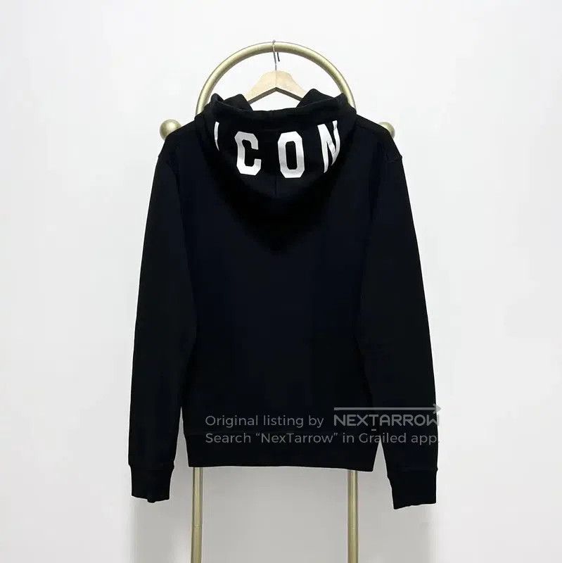 Dsquared2 DSQUARED2 Black Cotton Long Sleeve Hoodie . Size US M / EU 48-50 / 2 - 4 Thumbnail