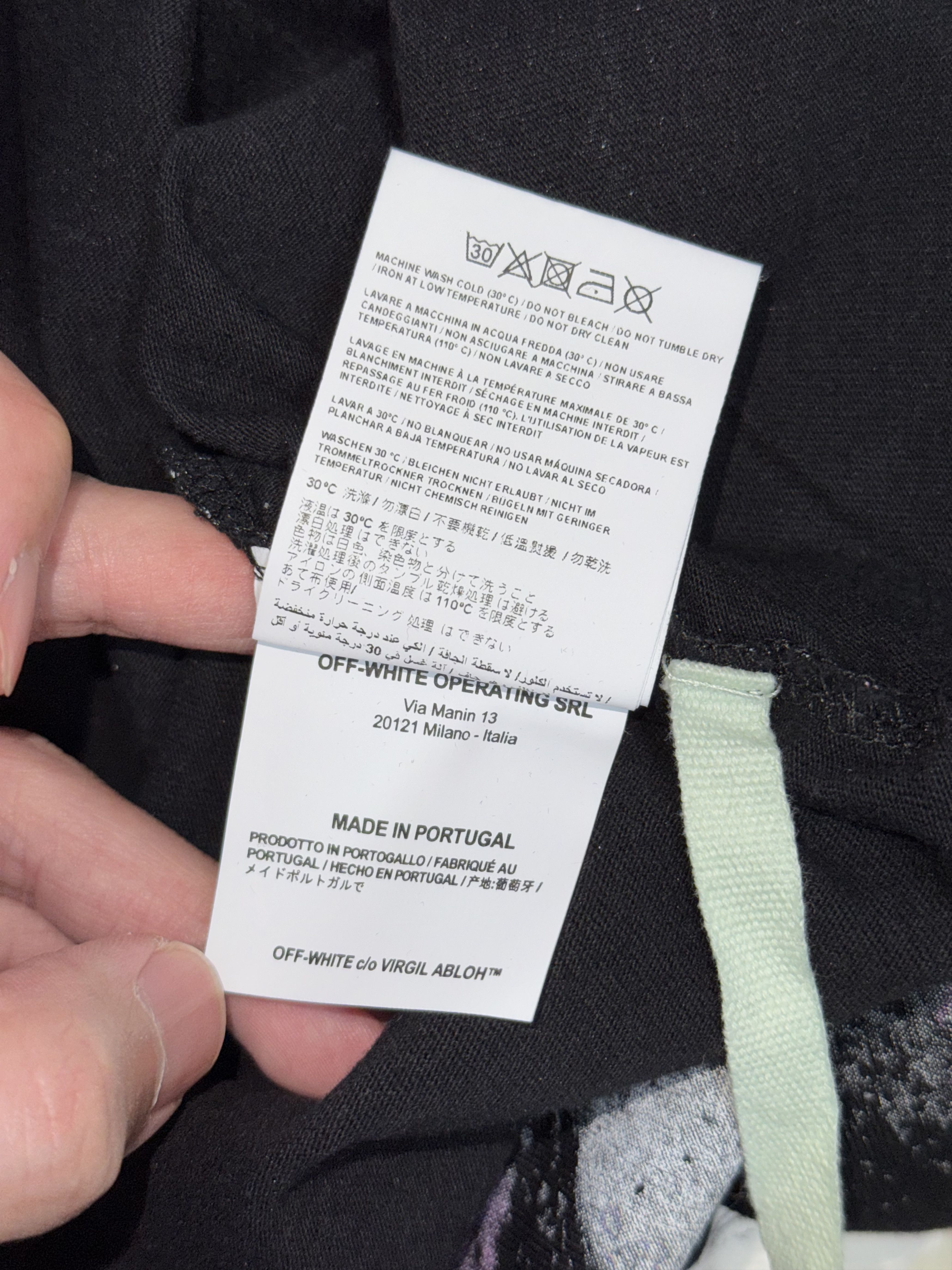 Off-White Off-White Virgil Abloh Galaxy Brush Longsleeve T-Shirt Size US M / EU 48-50 / 2 - 5 Thumbnail