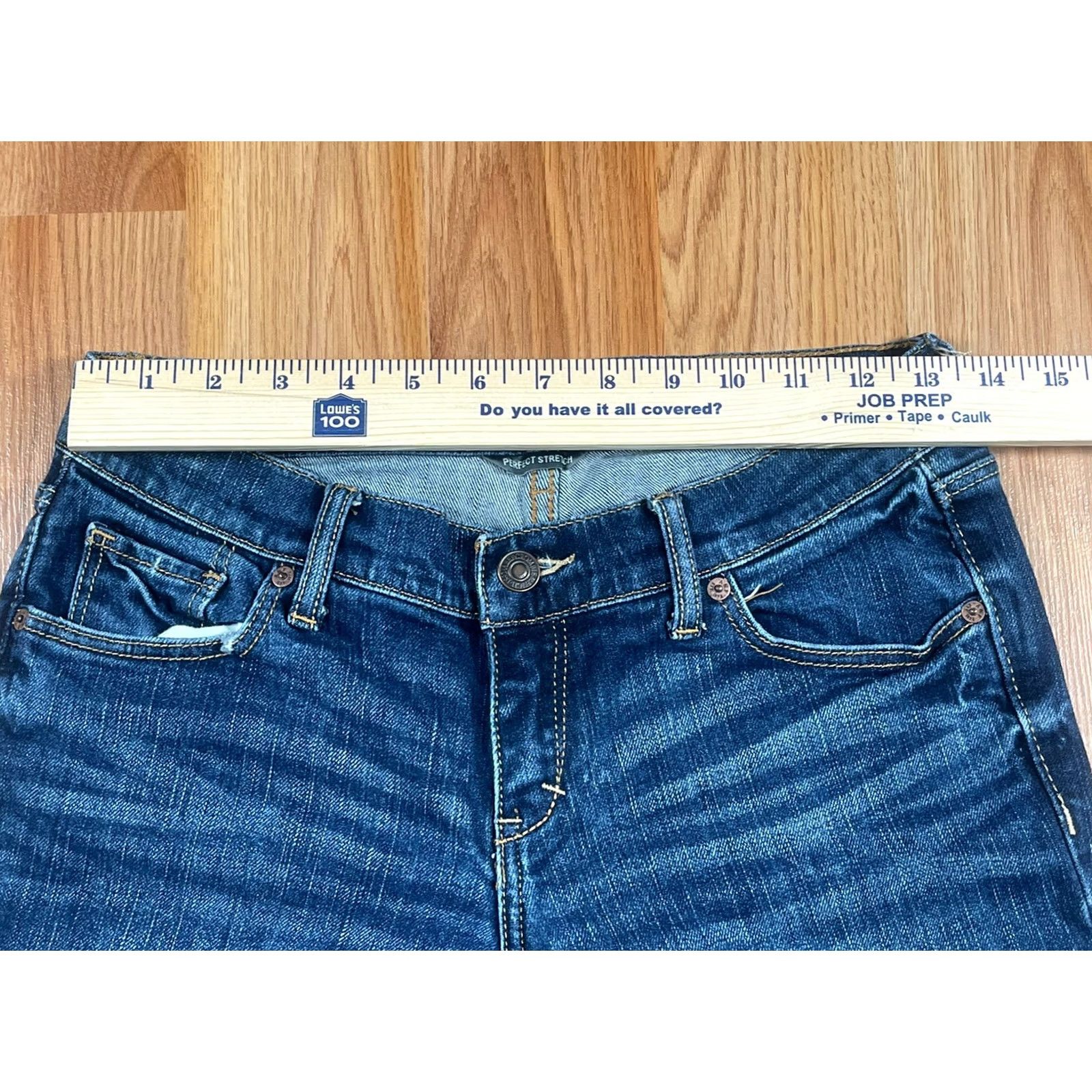 Abercrombie & Fitch Abercrombie & Fitch Perfect Stretch Skinny Blue Wash Jeans Women’s 2S 26Wx31L Size 26" / US 2 / IT 38 - 3 Thumbnail