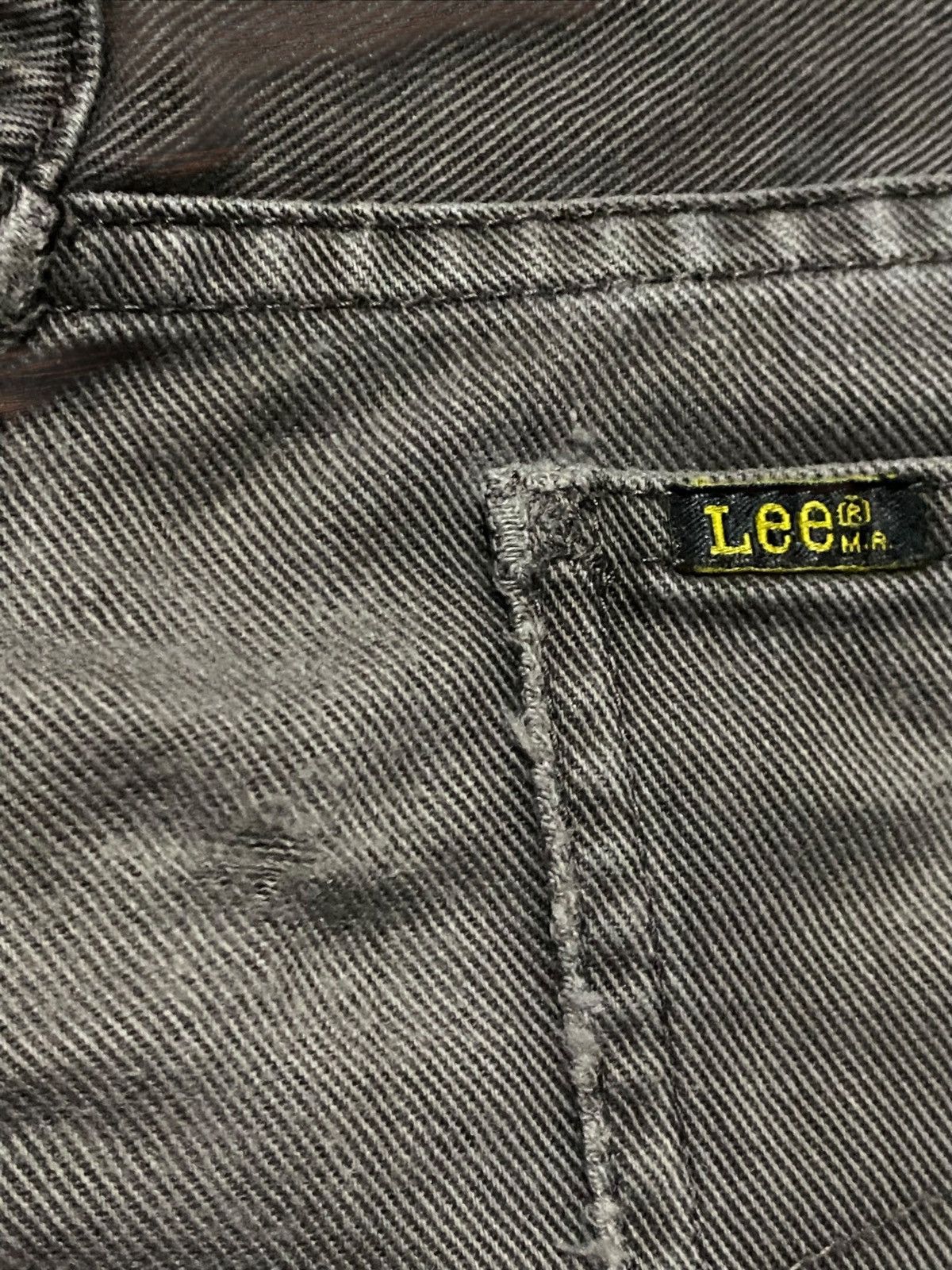 Lee Vintage Lee 4903 Grey Denim Distressed Slim Jeans Size US 30 / EU 46 - 8 Thumbnail