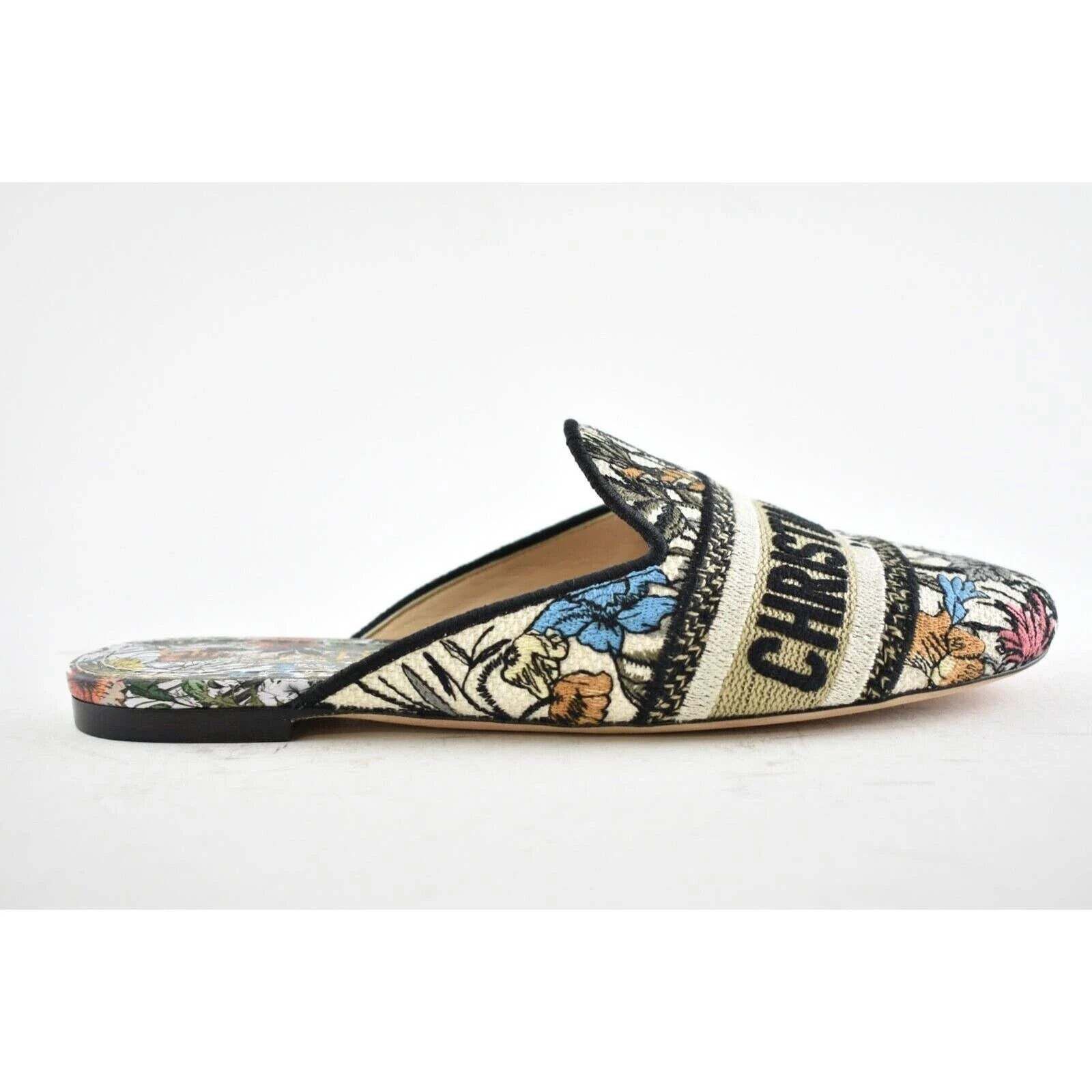 Dior Off Mule Mille Fleurs Backless Slide Ballerina Flat 36 Size US 6 / IT 36 - 3 Thumbnail