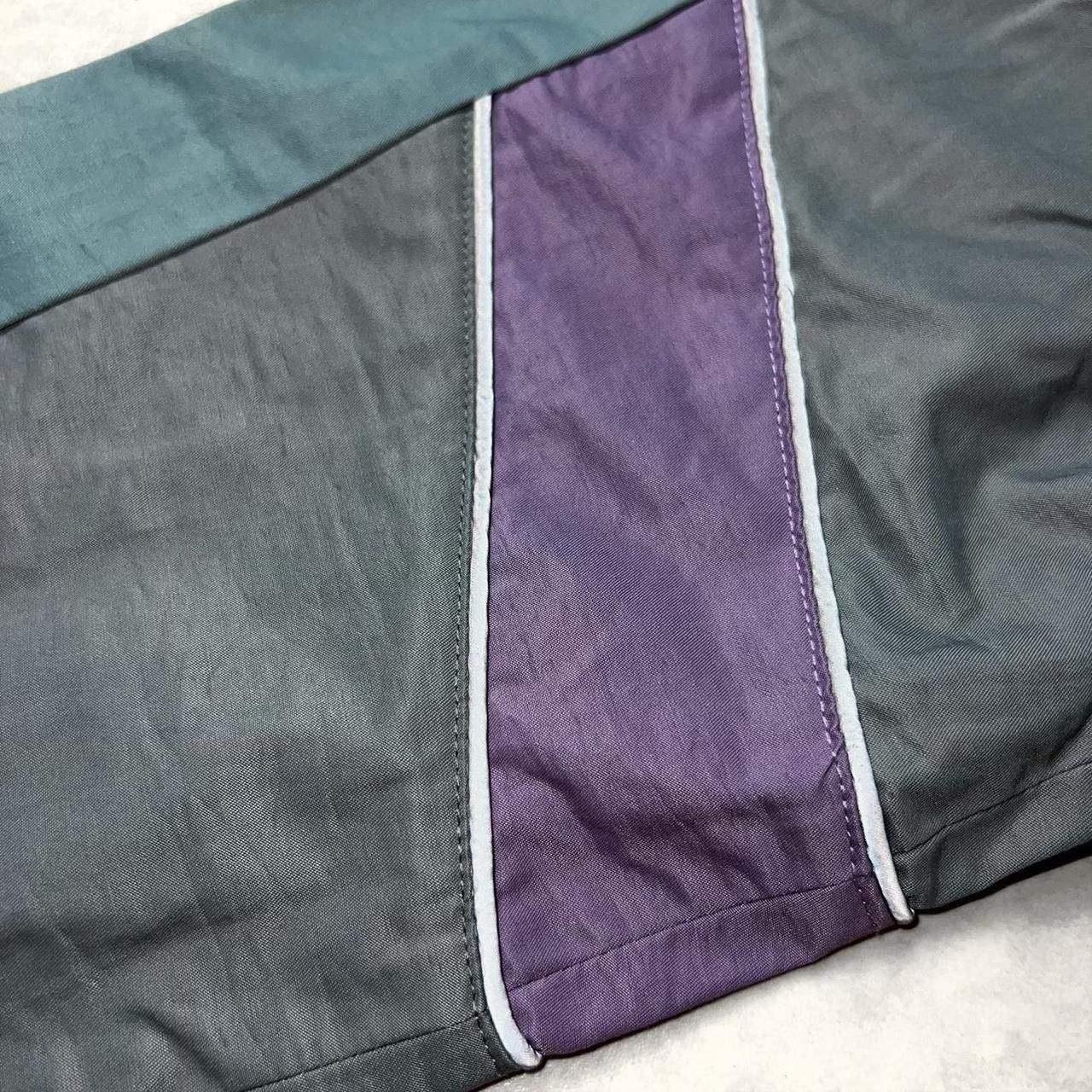 Japanese Brand Kite Era reflective pipe trim windbreaker jacket Size US M / EU 48-50 / 2 - 6 Thumbnail