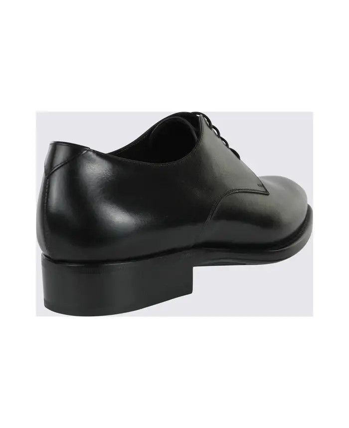 Saint Laurent Paris o1b1hav110526 670278 Adrien Derbies in Smooth Leather Shoes Size US 10.5 / EU 43-44 - 2 Thumbnail