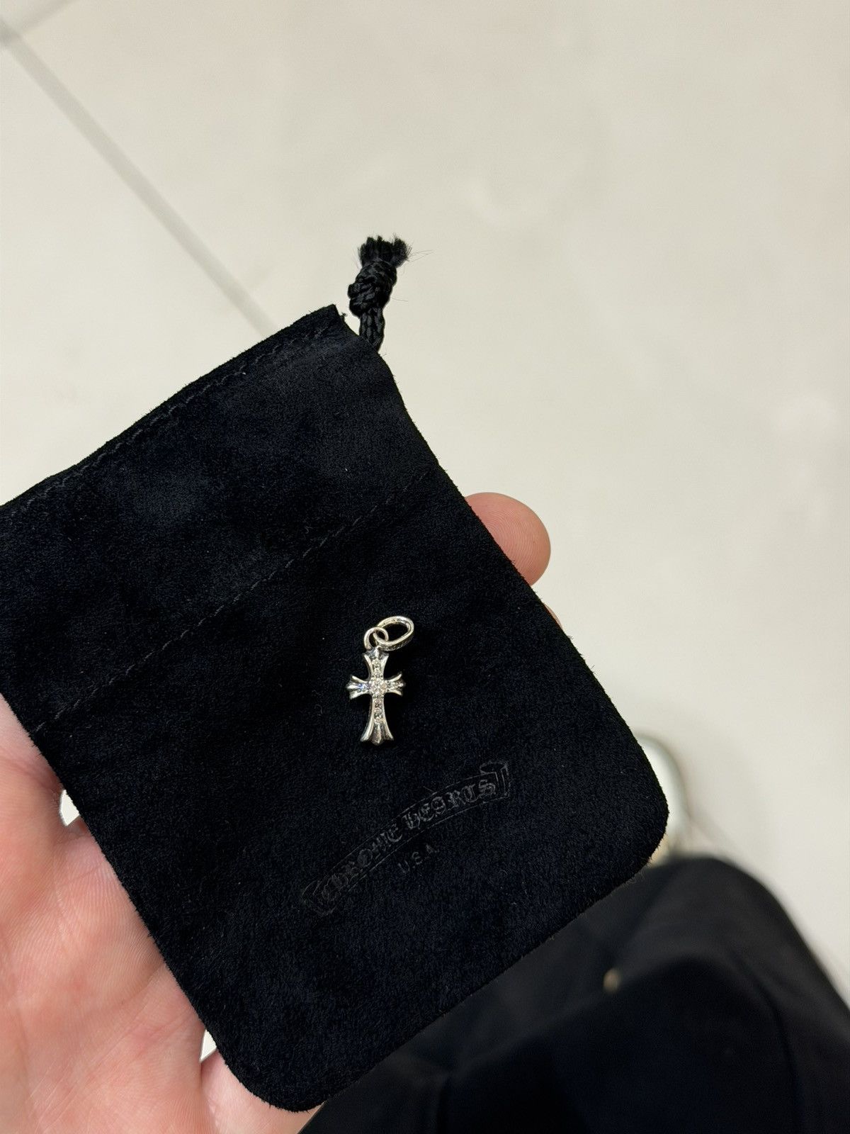 Chrome Hearts Chrome Hearts Babyfat Pendant With Diamonds Size ONE SIZE - 1 Thumbnail