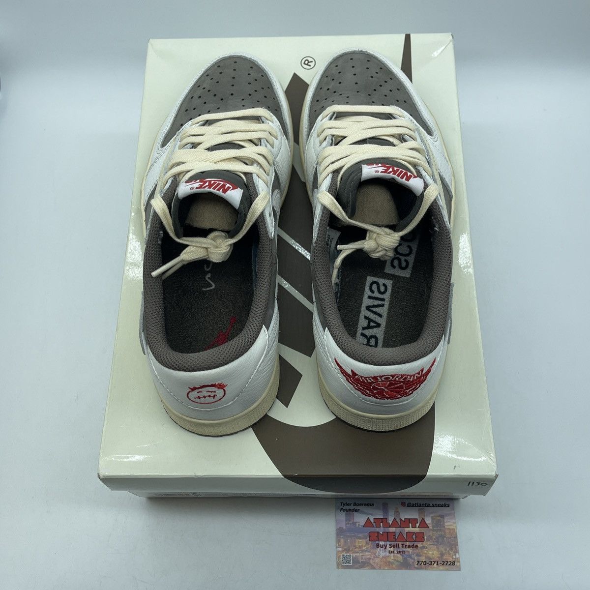 Nike Travis Scott Air Jordan 1 low reverse mocha Size US 8.5 / EU 41-42 - 6 Thumbnail