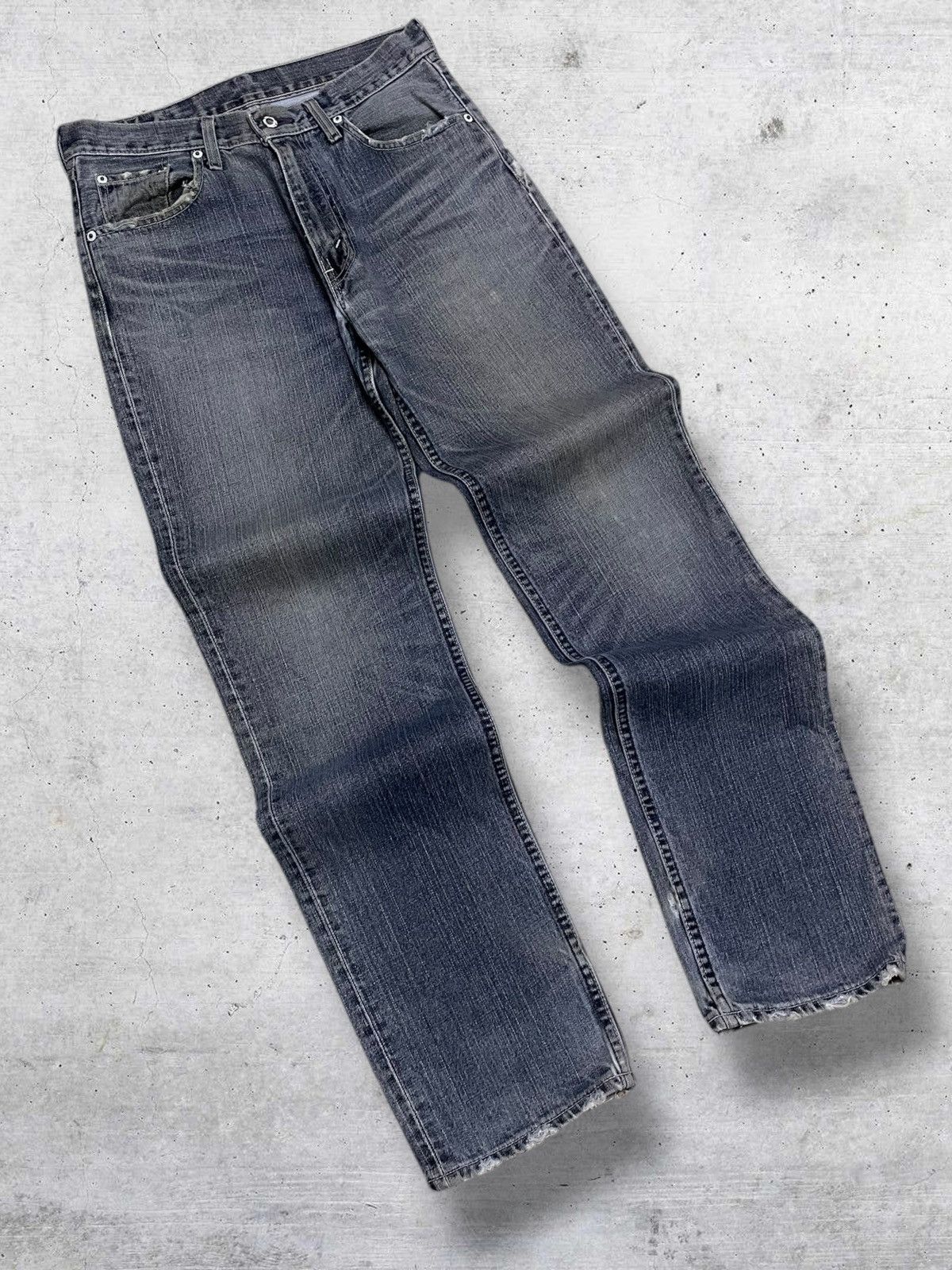 Levi's Vintage Clothing VINTAGE 502 LEVIS USA DESIGNER 90S DISTRESSED OG STYLE DENIM Size US 30 / EU 46 - 2 Thumbnail