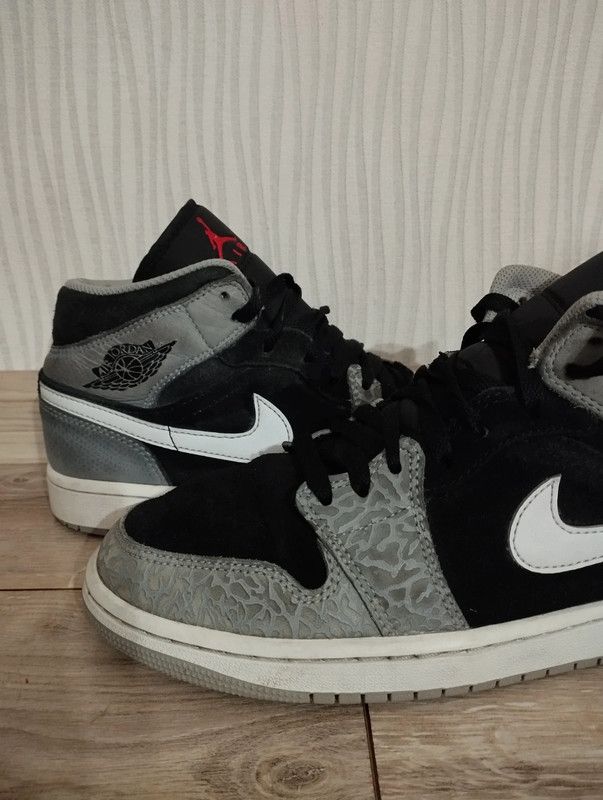 Jordan Brand Nike Air Jordan 1 Mid SE Elephant Print size 40 Size US 7 / EU 40 - 2 Thumbnail