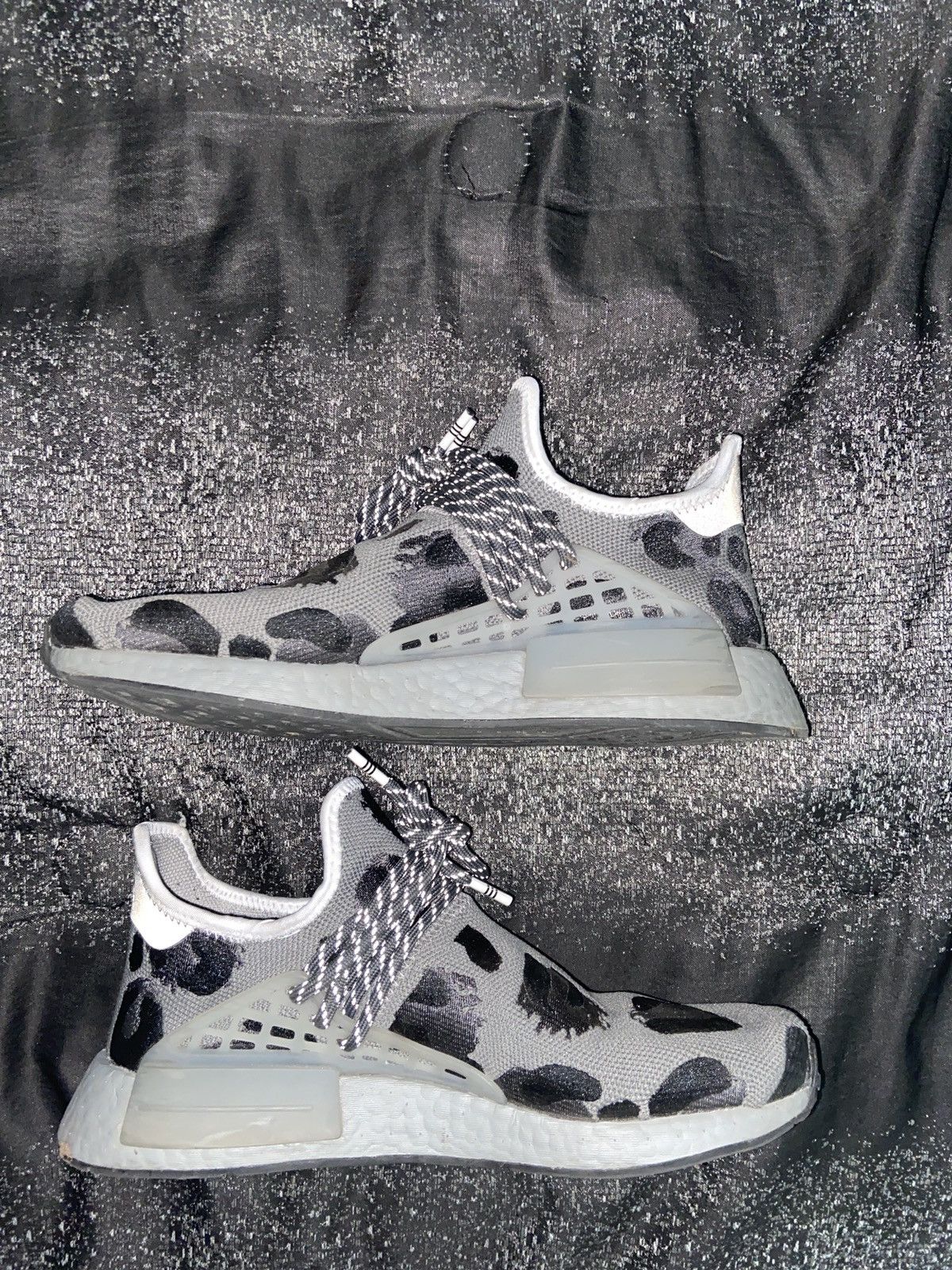 Adidas Pharrell x adidas NMD Human Race 'Animal Print - Ash' Size US 8.5 / EU 41-42 - 6 Thumbnail
