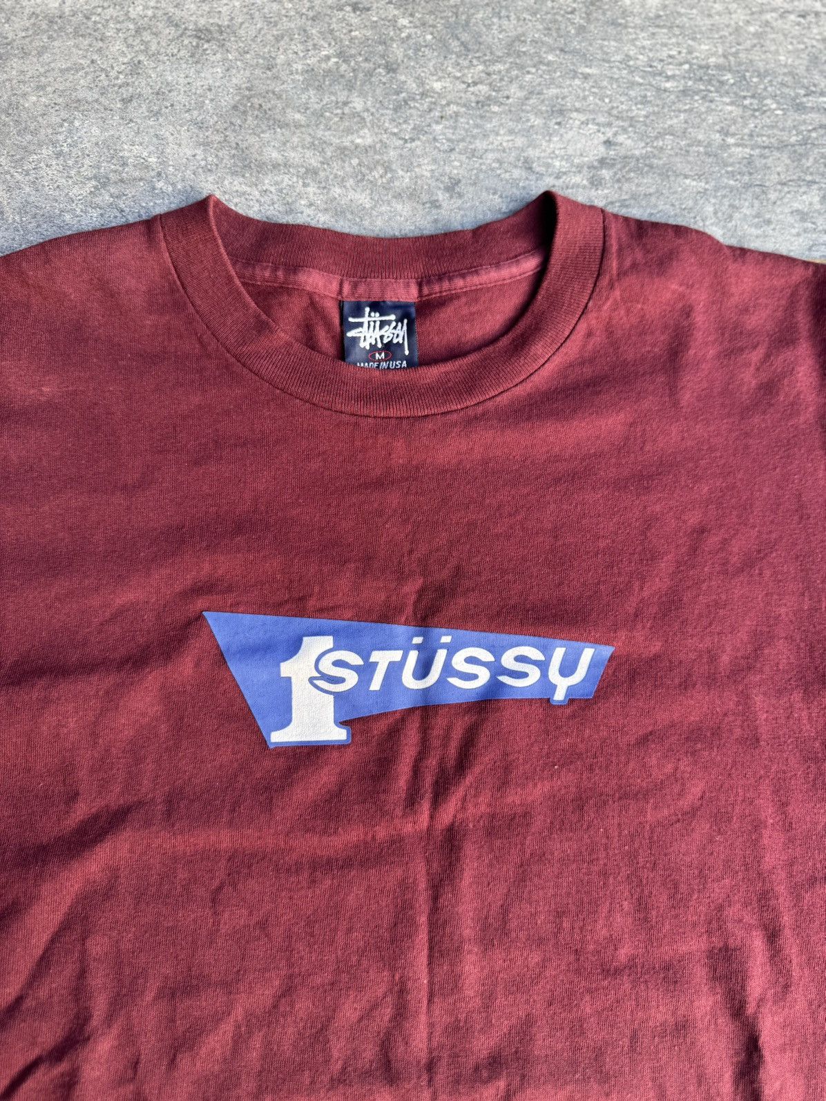Stussy Stussy Shirt Vintage 90s Blue Box Logo Skate StreetWear Size US M / EU 48-50 / 2 - 1 Thumbnail