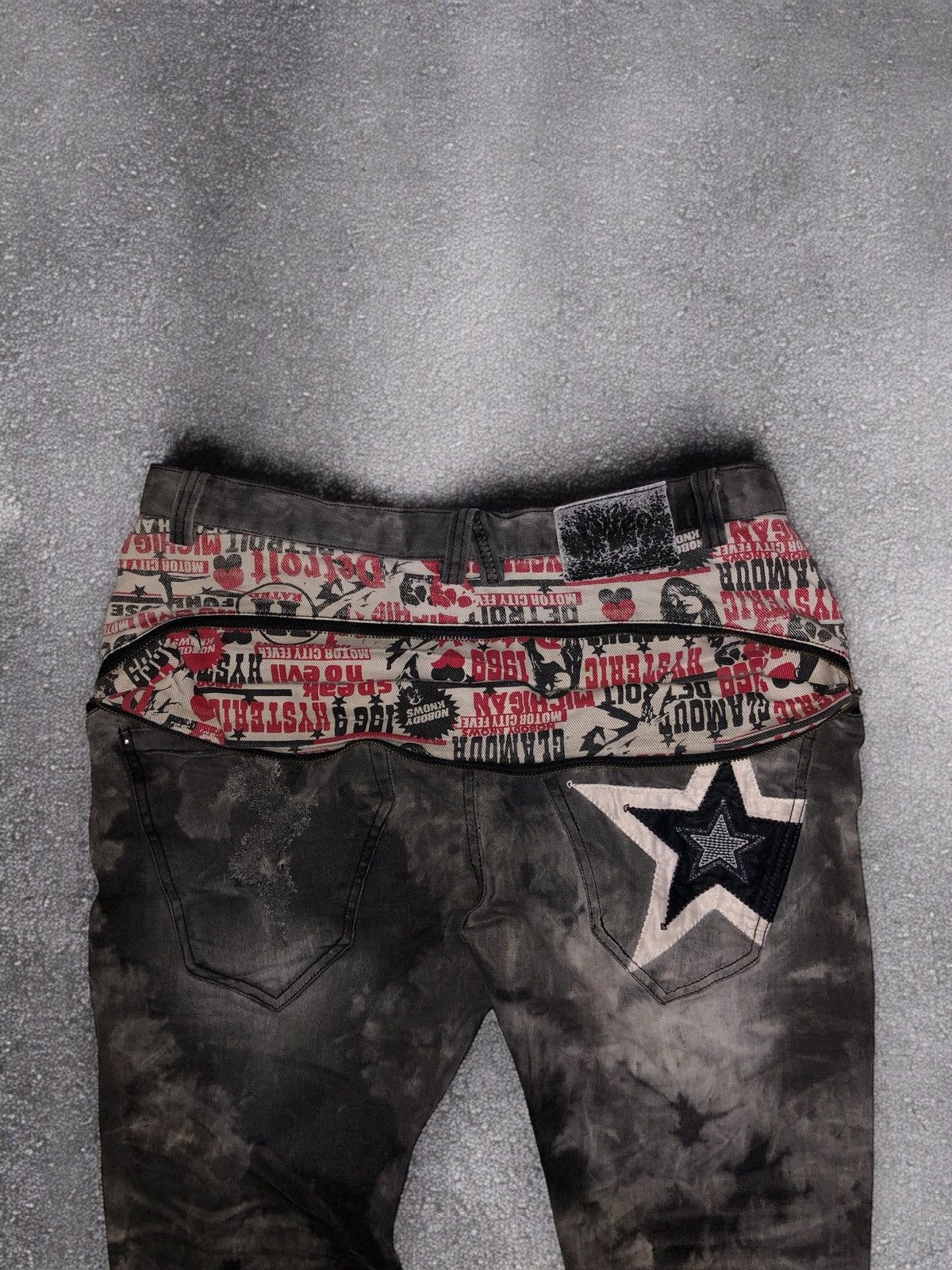 Hysteric Glamour × If Six Was Nine × Japanese Brand Like A Hysteric Glamour - Unknown Brand Acid Wash Jeans Size US 32 / EU 48 - 3 Thumbnail