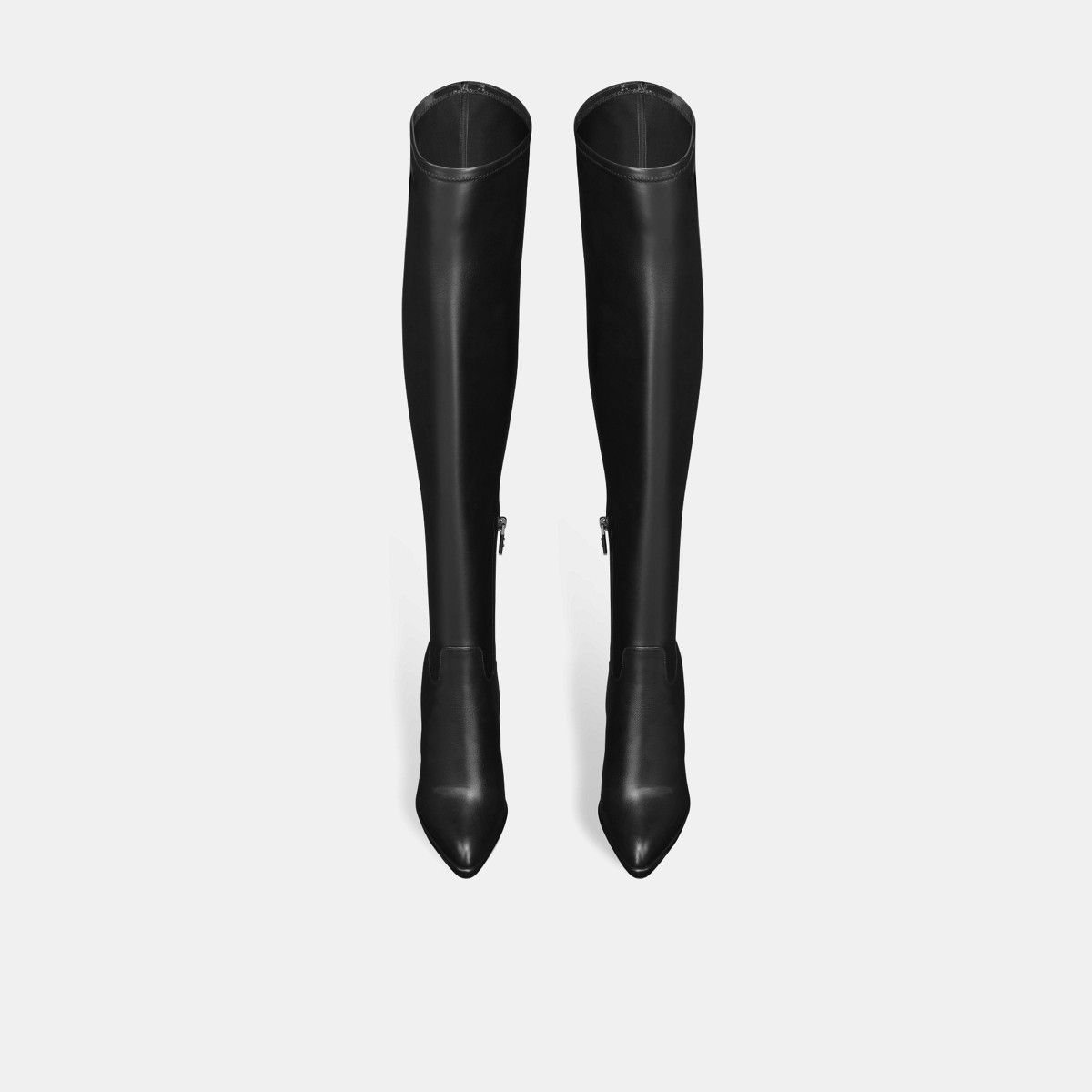 Dior o1w1db10326 D-Fiction Heeled Tigh Boot in Black Size US 5 / IT 35 - 3 Thumbnail