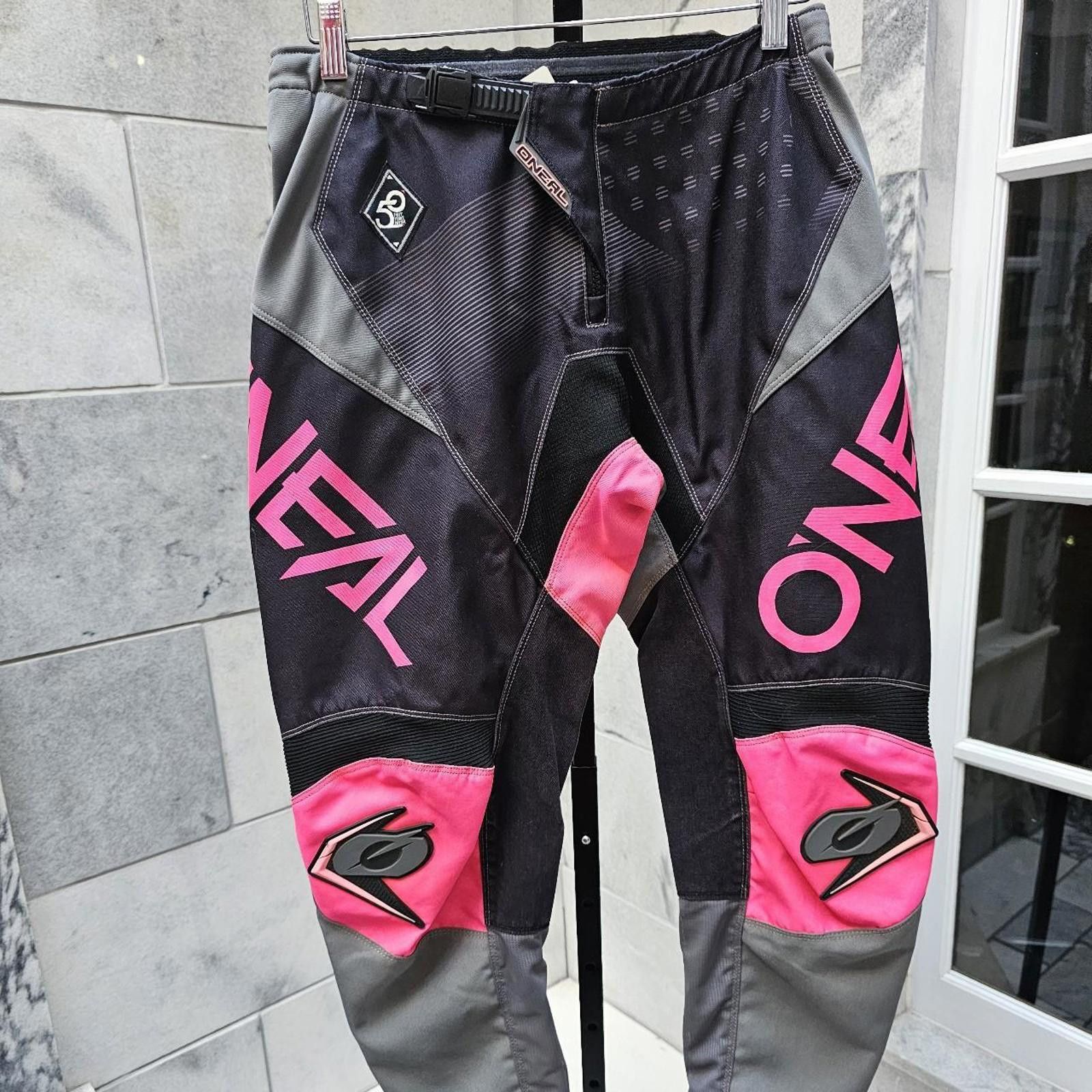 O'Neill O'Neal MX Pants - Black & Pink Size 28" / US 6 / IT 42 - 1 Thumbnail