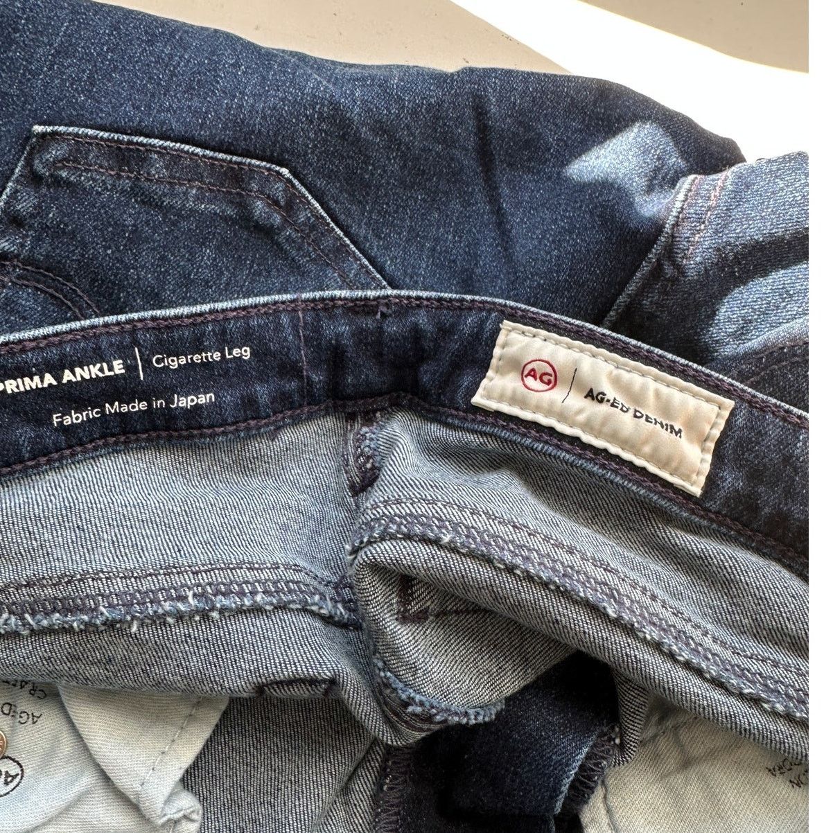 AG Adriano Goldschmied AG Prima Jeans Medium Dark Wash Womens US 28 Cigarette Size 28" / US 6 / IT 42 - 9 Thumbnail