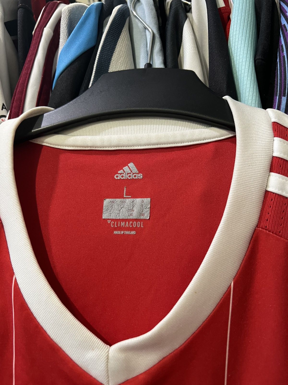 Adidas 2017/2018 ADIDAS NOTTINGHAM FOREST AWAY FOOTBALL SHIRT SZ L Size US L / EU 52-54 / 3 - 5 Thumbnail