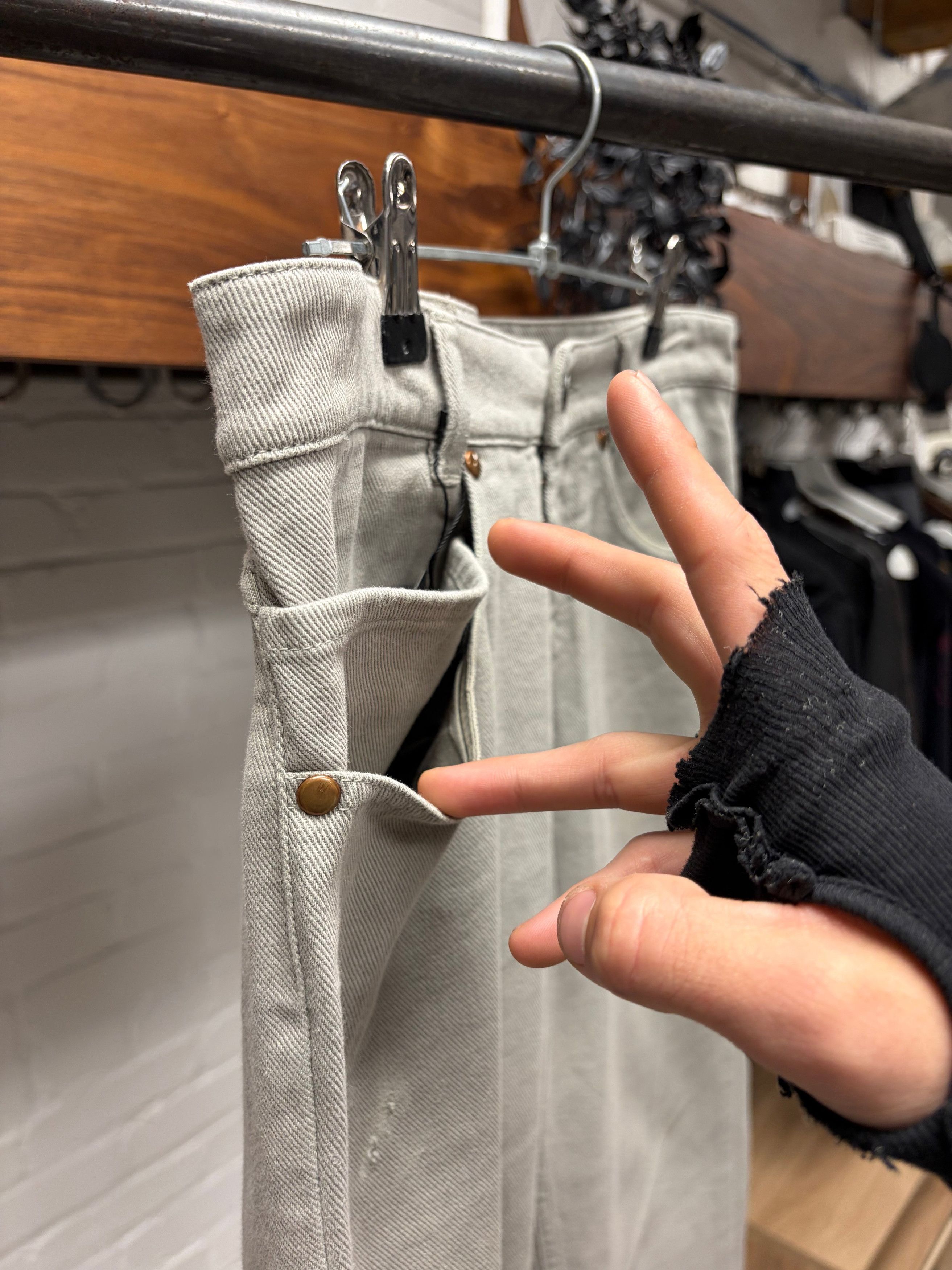 Maison Margiela Maison Martin Margiela Basic Brown ‘5 Pocket’ Straight Leg Pants Size US 30 / EU 46 - 2 Thumbnail
