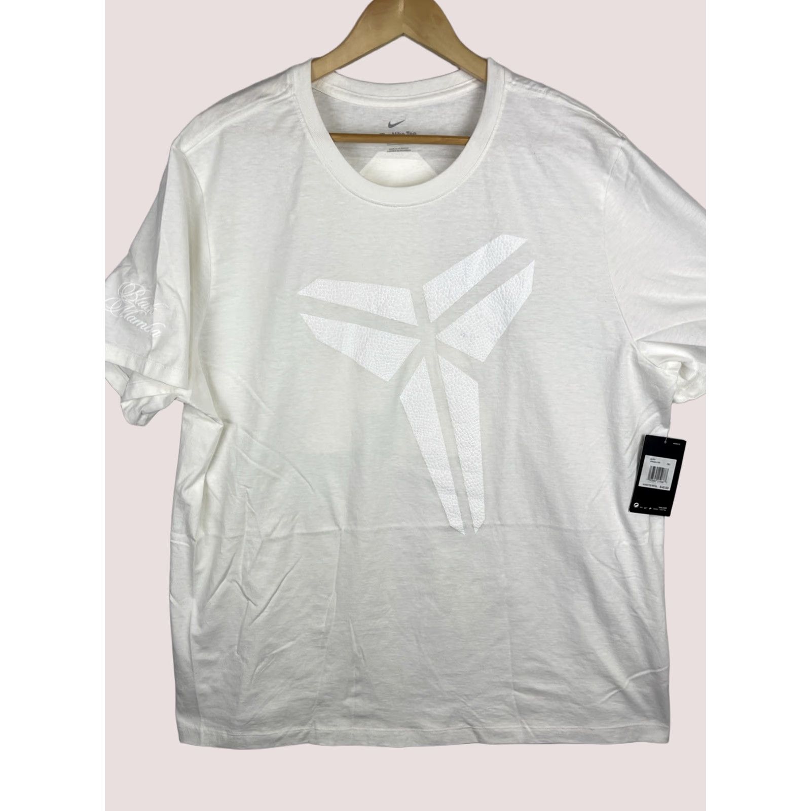 Nike Kobe Bryant Nike Shirt Mens 2XL White Halo Mamba HF6453-100 Short Sleeve Size US XXL / EU 58 / 5 - 1 Thumbnail