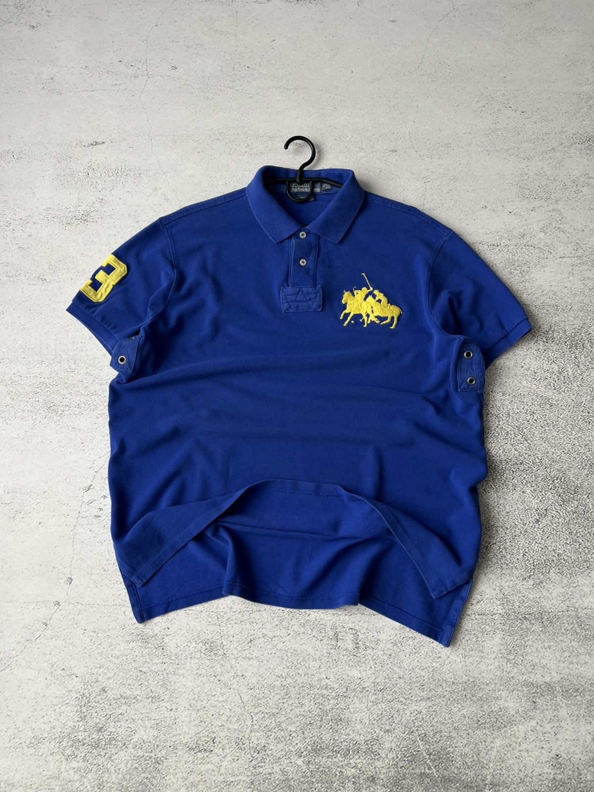 Polo Ralph Lauren Vintage Ralph Lauren Big Logo Polo Shirt XL – Number 3 Patch Size US XL / EU 56 / 4 - 1 Thumbnail