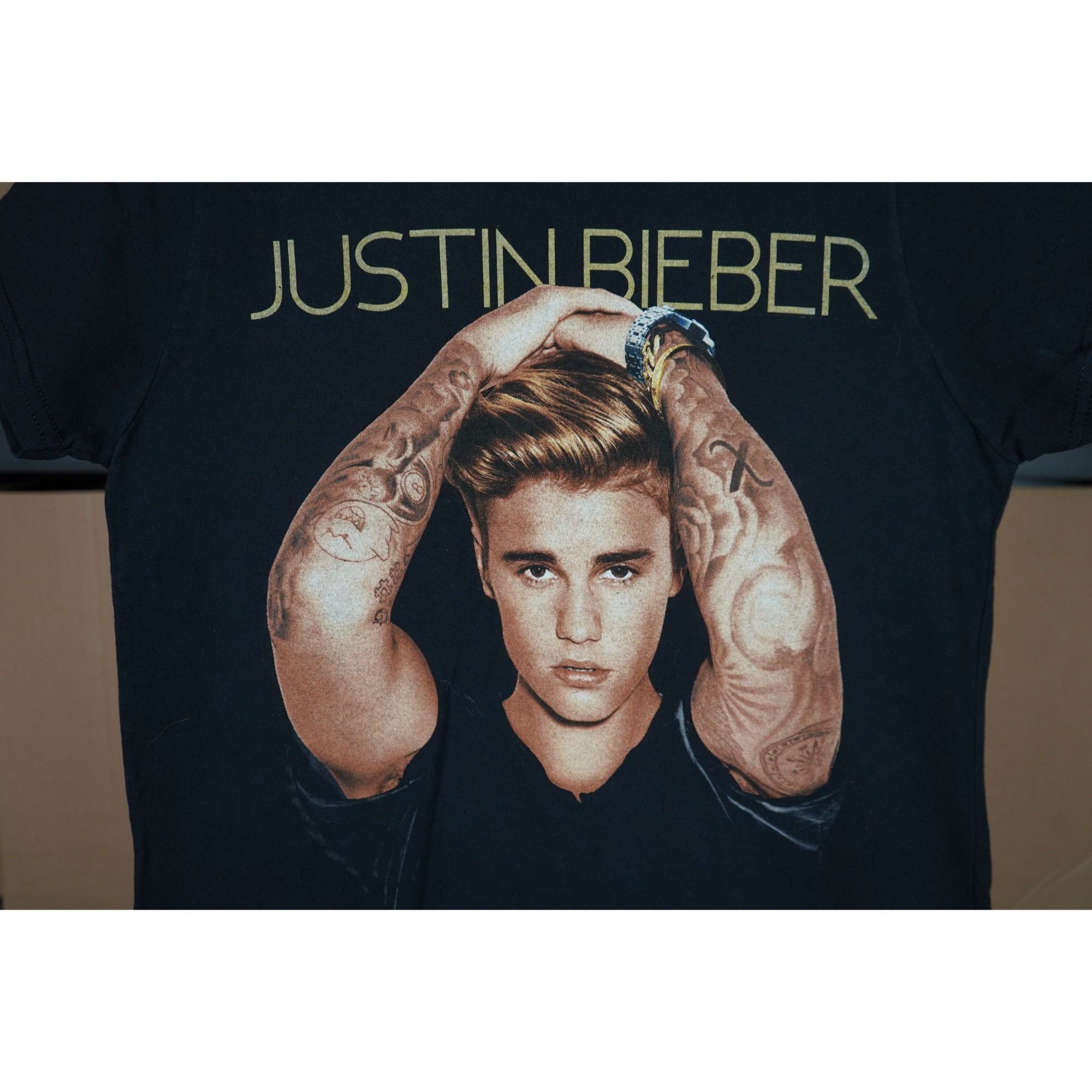 Other Justin Bieber Tshirt Black Women's S 2016 #449 Size S / US 4 / IT 40 - 3 Thumbnail