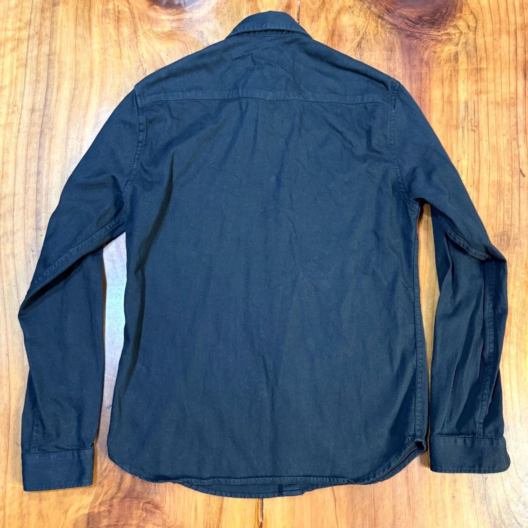 The Kooples The Kooples Western Shirt Mens S Black Cotton Japanese Denim Corduroy Snap L/S I4-19 Size US S / EU 44-46 / 1 - 6 Thumbnail