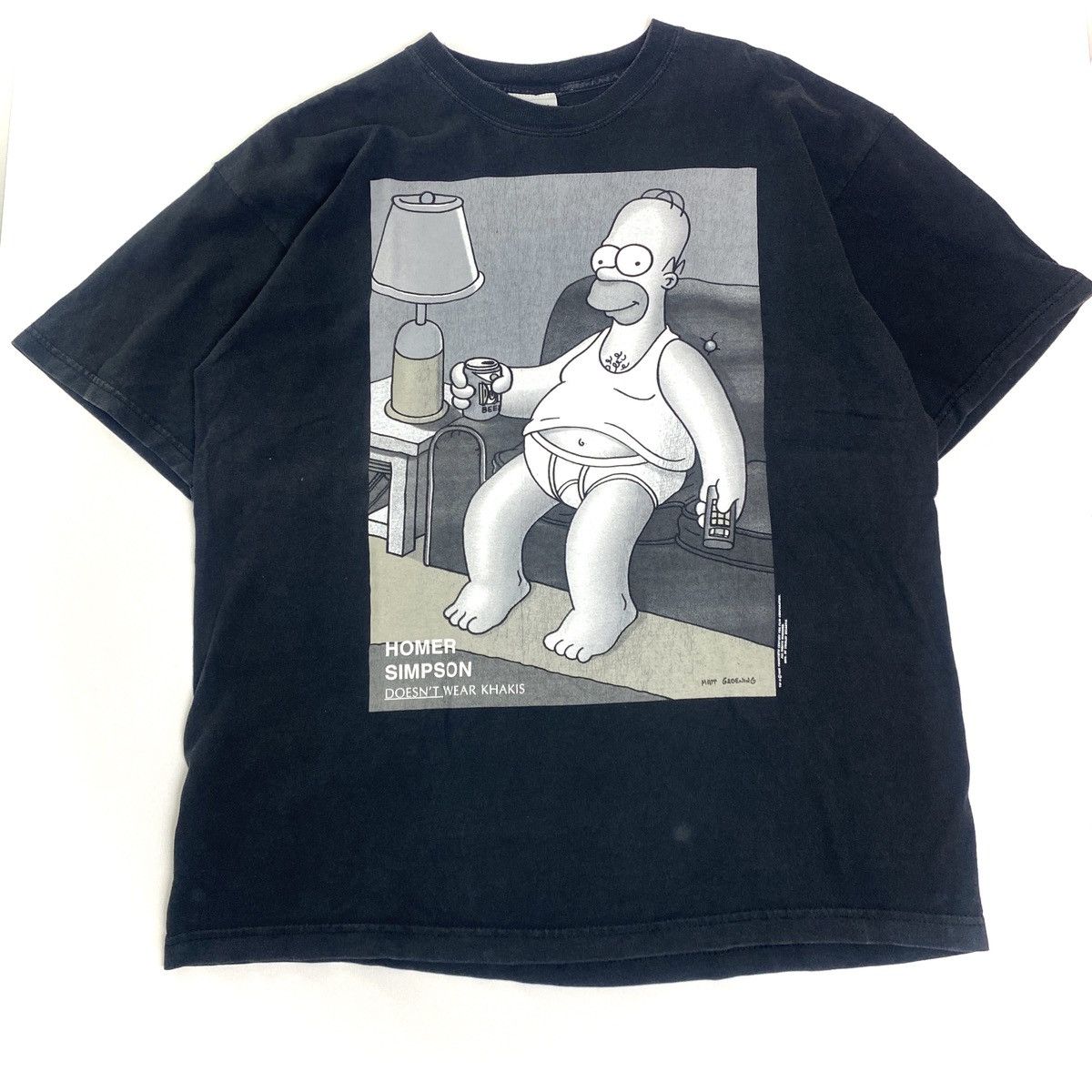 The Simpsons Stanley Desantis 90s Homer Simpson “Doesn’t Wear Khakis” Tee Size US XL / EU 56 / 4 - 1 Thumbnail