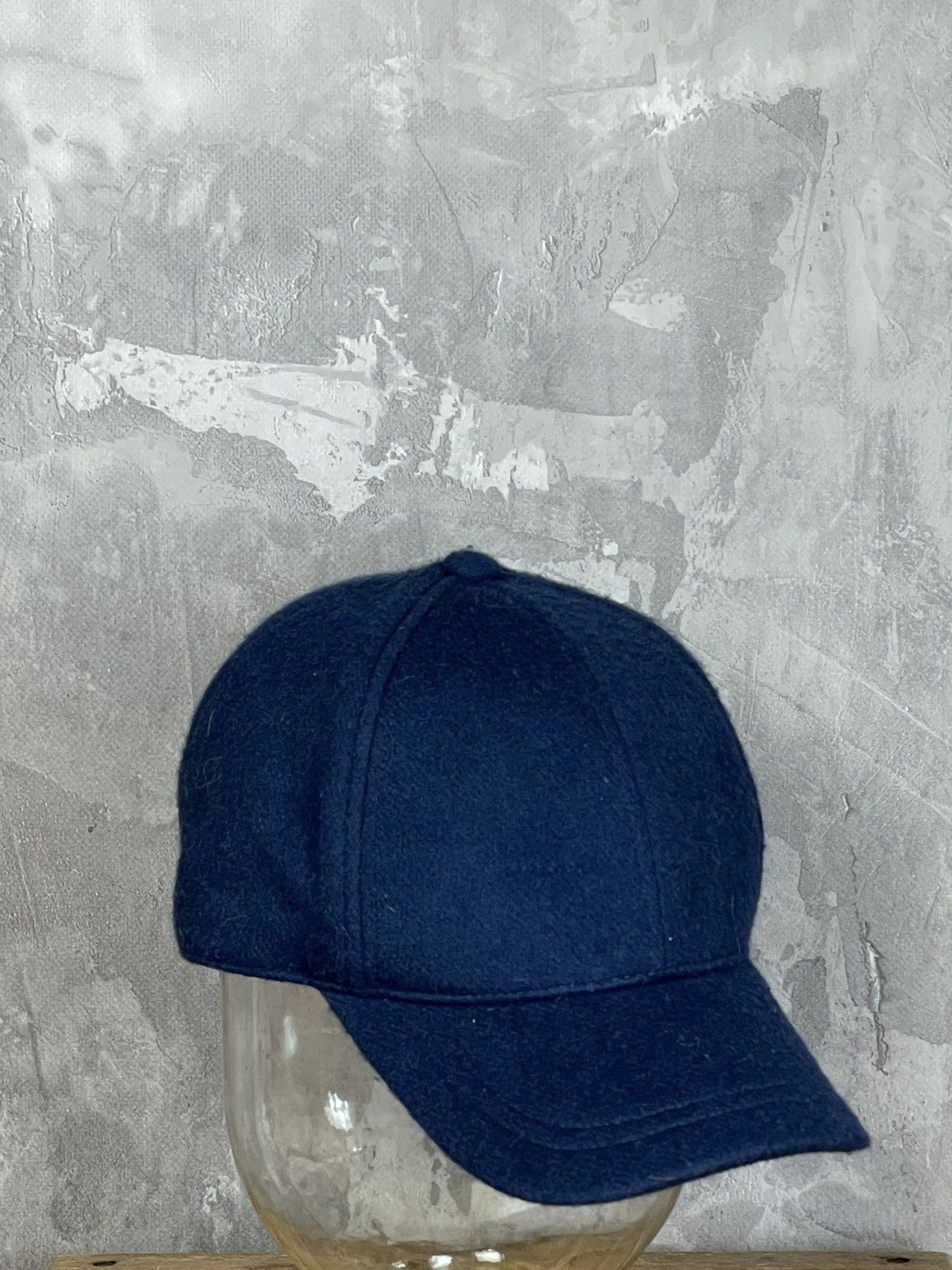 Mulberry Mulberry Luxury Wool Navy Cap Hat Size ONE SIZE - 2 Thumbnail