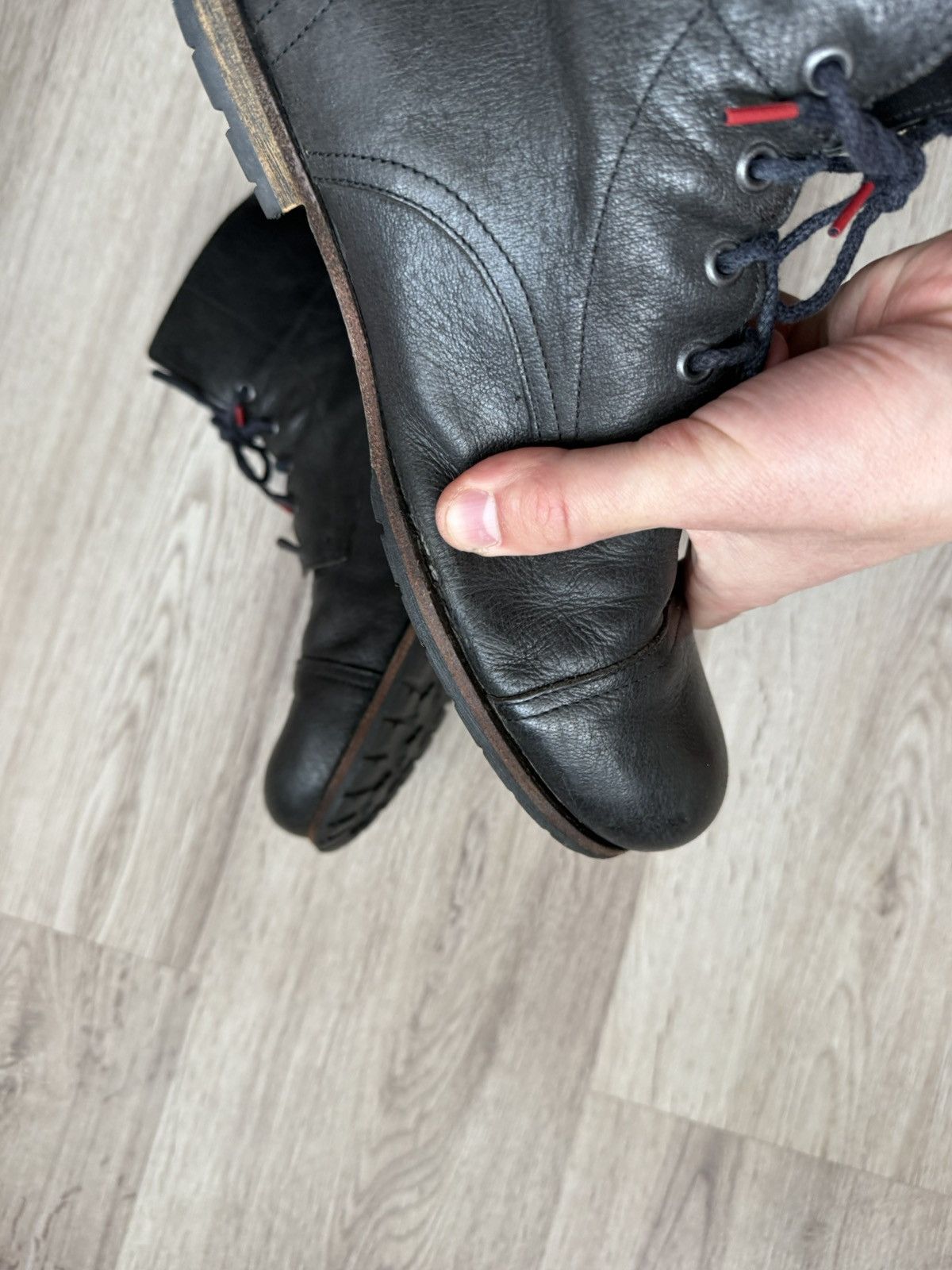 Other Think! Black Leather Boots EU 41 Minimal Comfort Derby Size US 8 / EU 41 - 22 Thumbnail