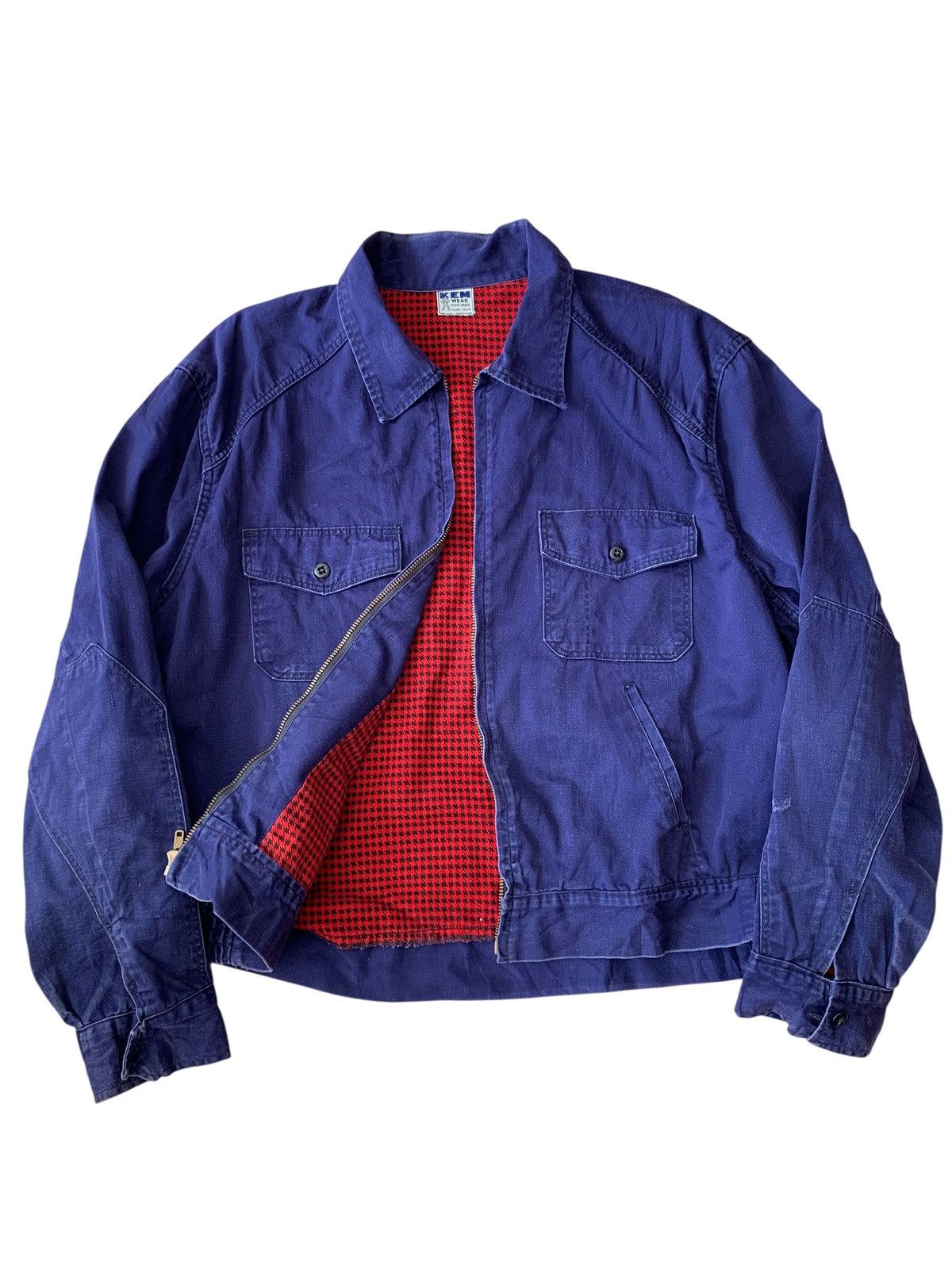 Vintage 🔥VTG 50s KEM IRON WORKS MECHANIC JACKETS Size US L / EU 52-54 / 3 - 1 Thumbnail