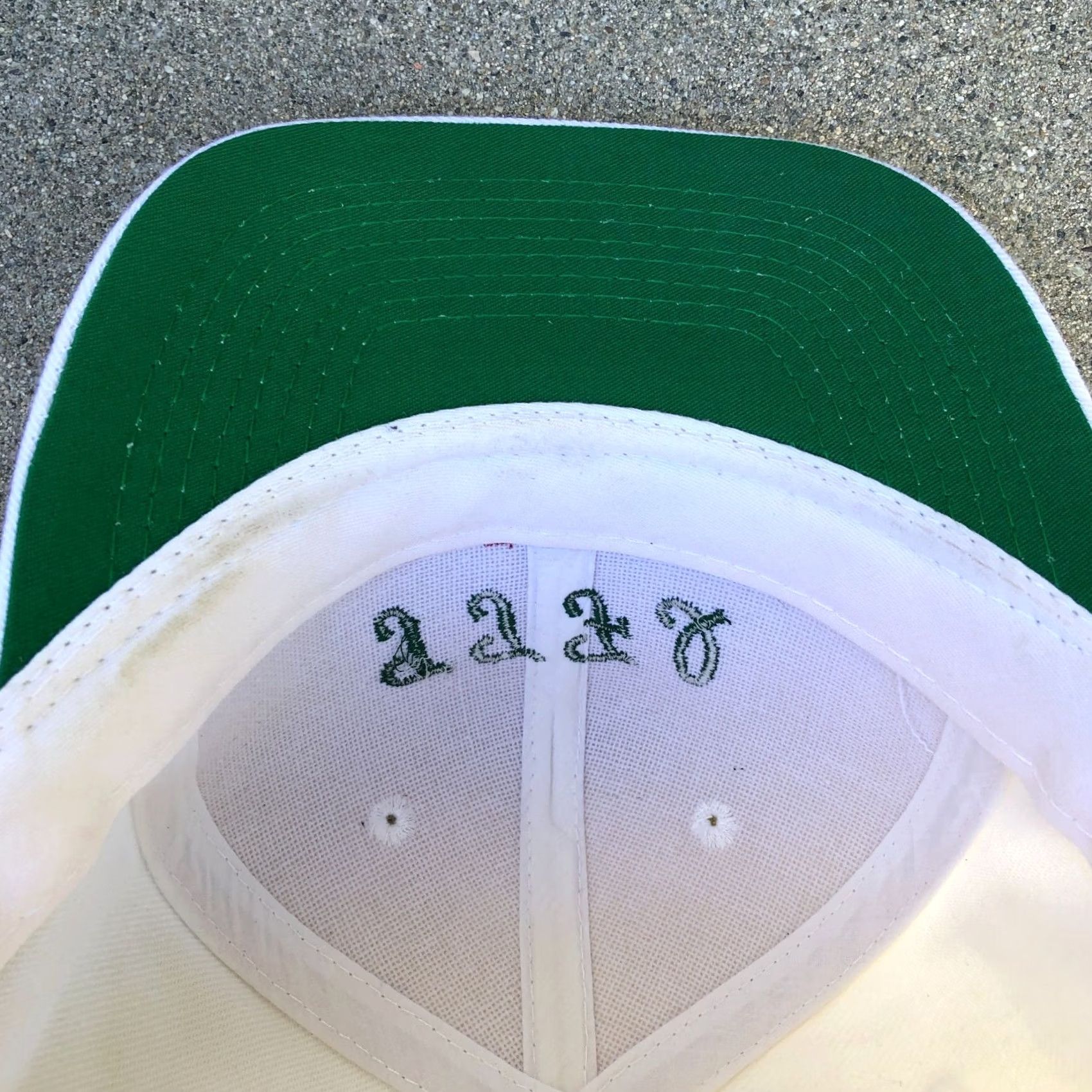 Vintage VINTAGE OTTO Wool Blend Snapback Hat Men's TTFL White Adjustable Cap Size ONE SIZE - 4 Thumbnail