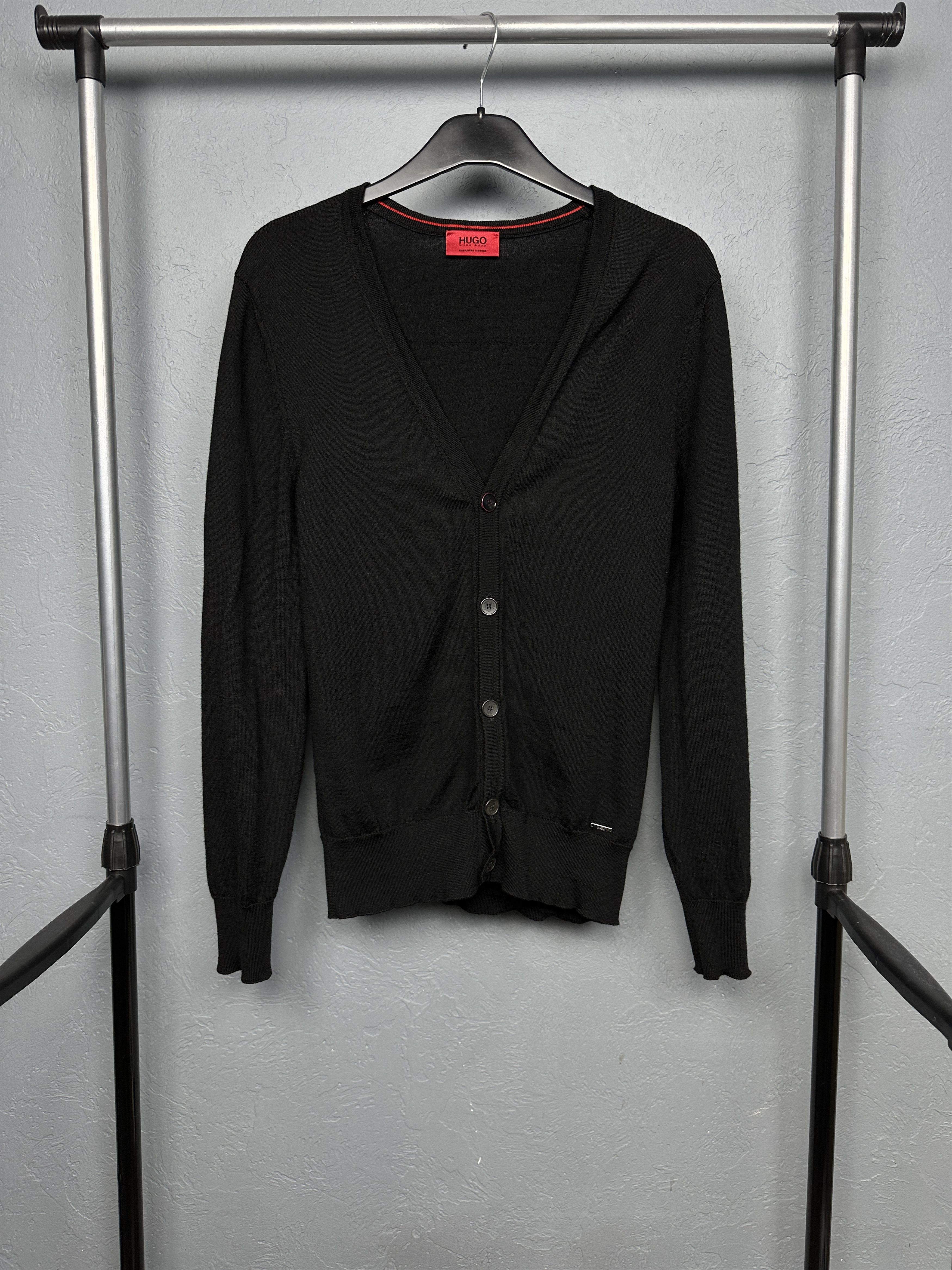 Hugo Boss Hugo Boss Mens Merino Wool Cardigan Sweater Size US M / EU 48-50 / 2 - 1 Thumbnail