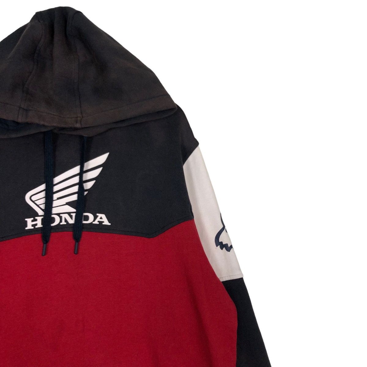 Japanese Brand 🔥VINTAGE FOX RACING HONDA HOODIE BIG LOGO ANORAK Size US L / EU 52-54 / 3 - 6 Thumbnail
