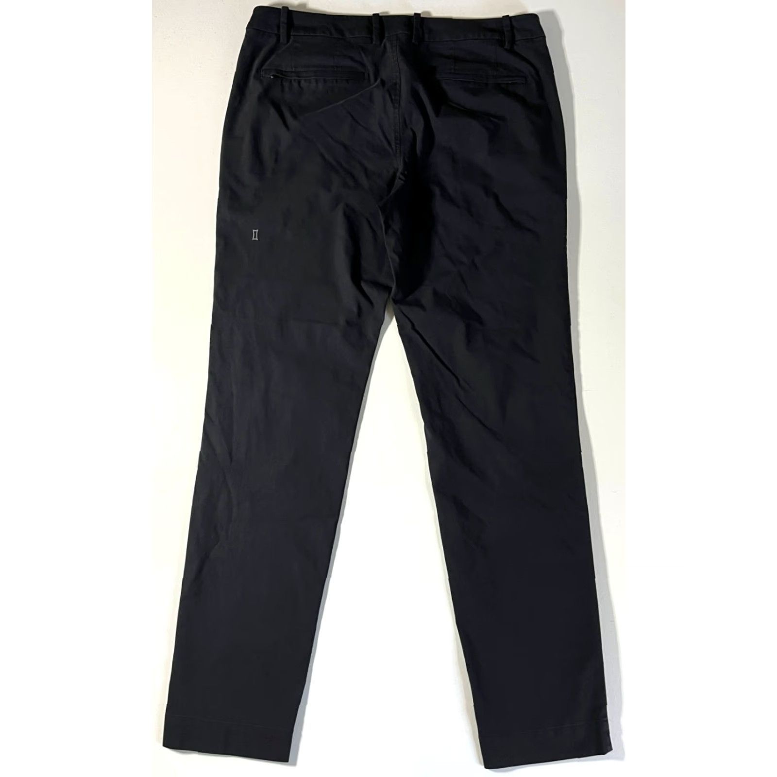 Vintage Kit and Ace Men’s Chino Pants Black 34 Regular 34 Cotton Blend Stretch Flat Front Belt Loops Straight Inseam 32 Casual Vintage/Preppy Style City Size US 34 / EU 50 - 2 Thumbnail