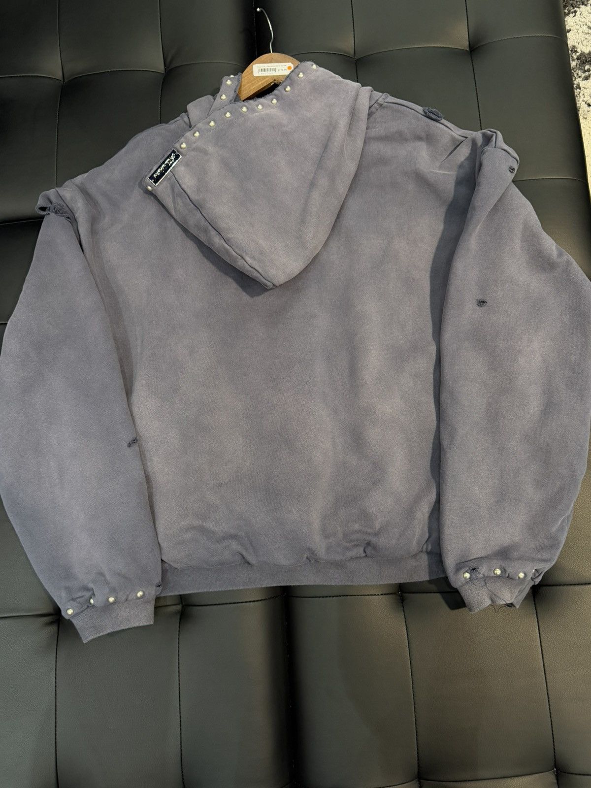 Misunderstood Size M - Misunderstood CICI Zip Up Washed Blue Size US M / EU 48-50 / 2 - 5 Thumbnail