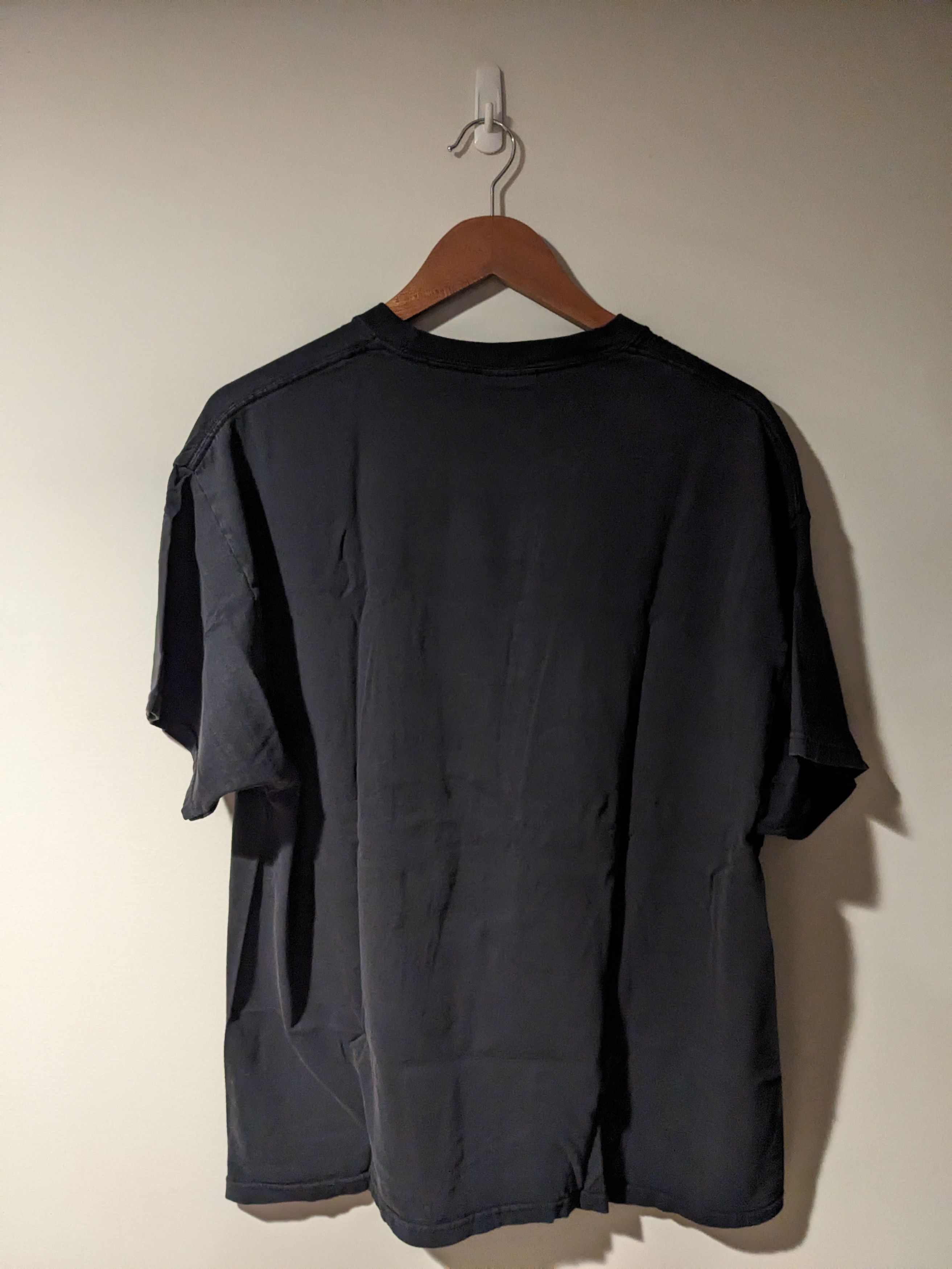 AC/DC × Band Tees × Vintage Vintage 2010 ACDC Back in Black Spell Out Logo T-Shirt Size US XL / EU 56 / 4 - 13 Thumbnail