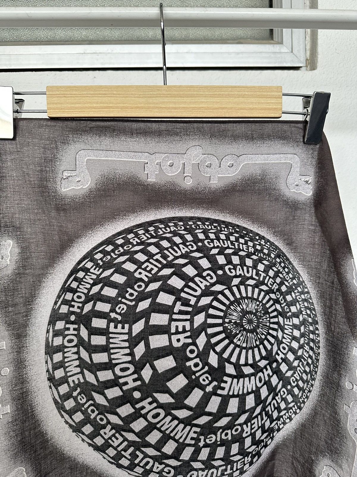 Jean Paul Gaultier 00's Gaultier Homme Object trompe l'oeil handkerchief Size ONE SIZE - 9 Thumbnail