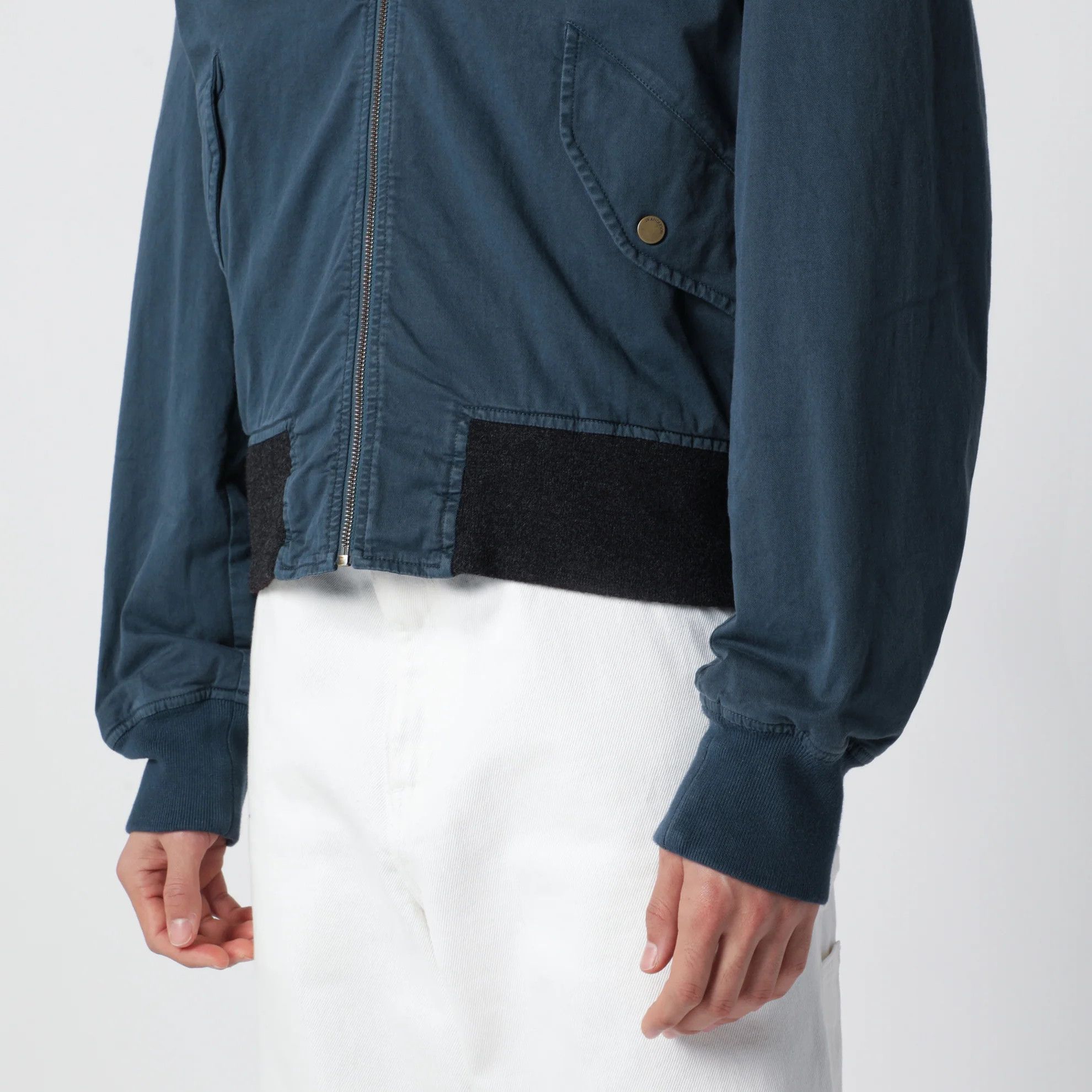 JW Anderson o1d2blof0526 Cotton Jacket in Navy Blue Size US M / EU 48-50 / 2 - 3 Thumbnail
