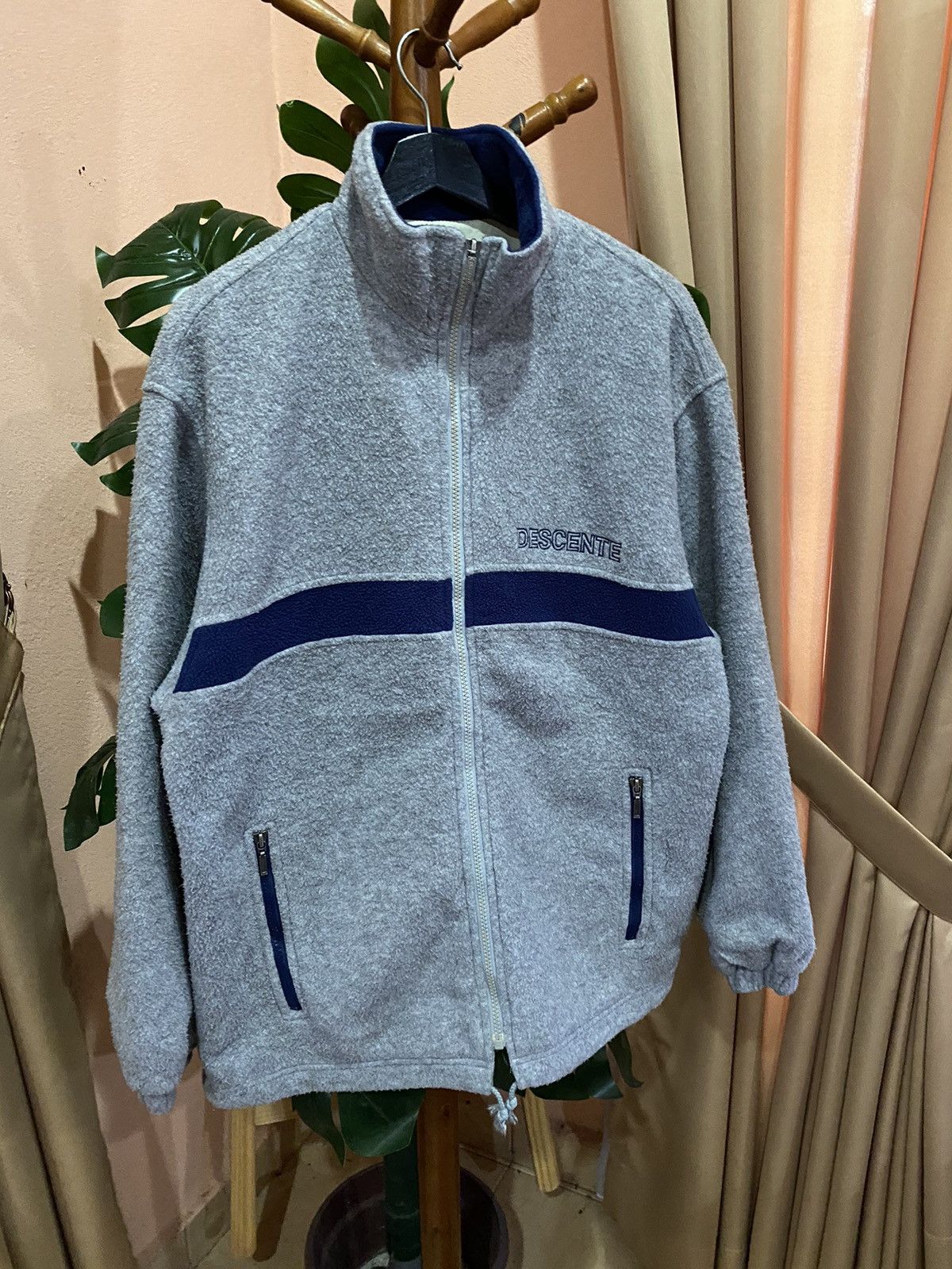 Descente VINTAGE DESCENTE FULL ZIPPER FLEECE JACKET Size US L / EU 52-54 / 3 - 3 Thumbnail