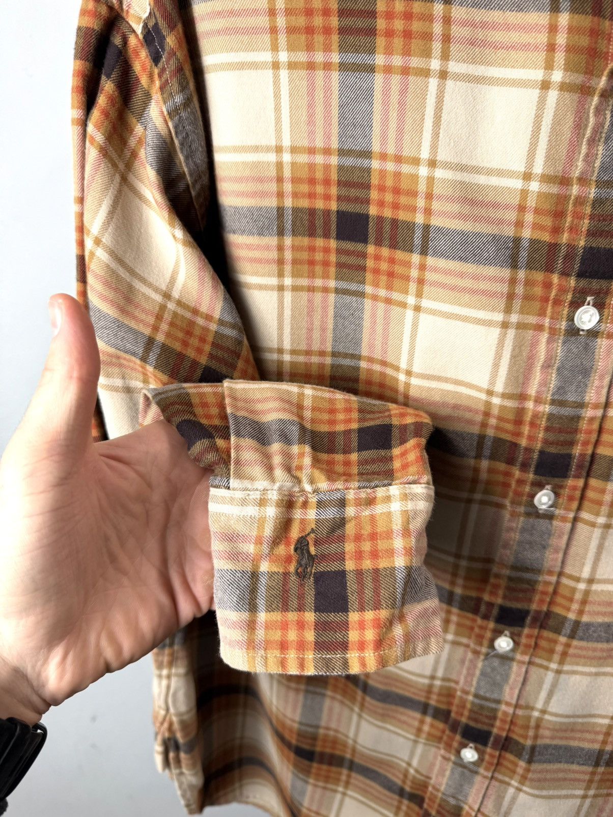 Polo Ralph Lauren Polo Ralph Lauren Checkered Flannel Plaid Shirt Size S / US 4 / IT 40 - 4 Thumbnail