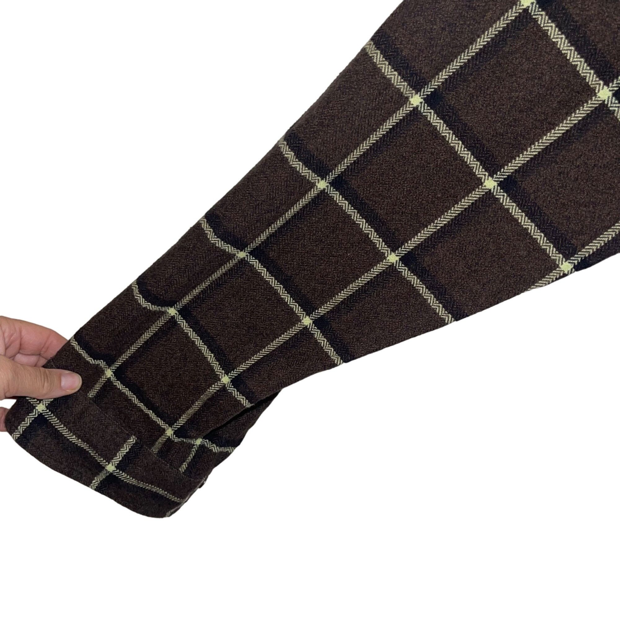 Prana Prana Mens Shirt Size XL Brown Plaid Long Sleeve Size US XL / EU 56 / 4 - 5 Thumbnail