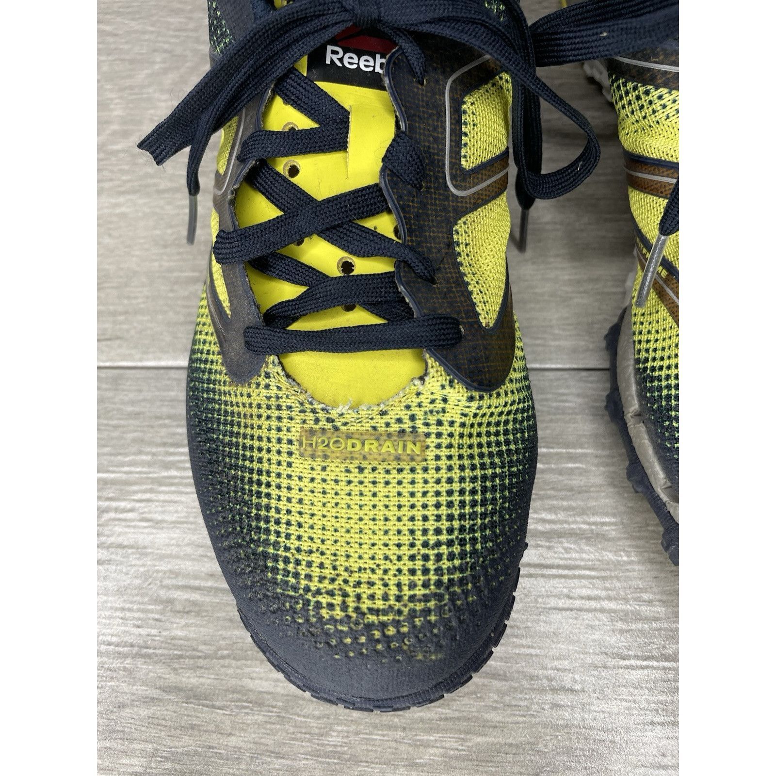 Reebok Reebok H20Drain DuraGrip FitFrame Black Yellow Running Gym S Size US 7.5 / IT 37.5 - 13 Thumbnail