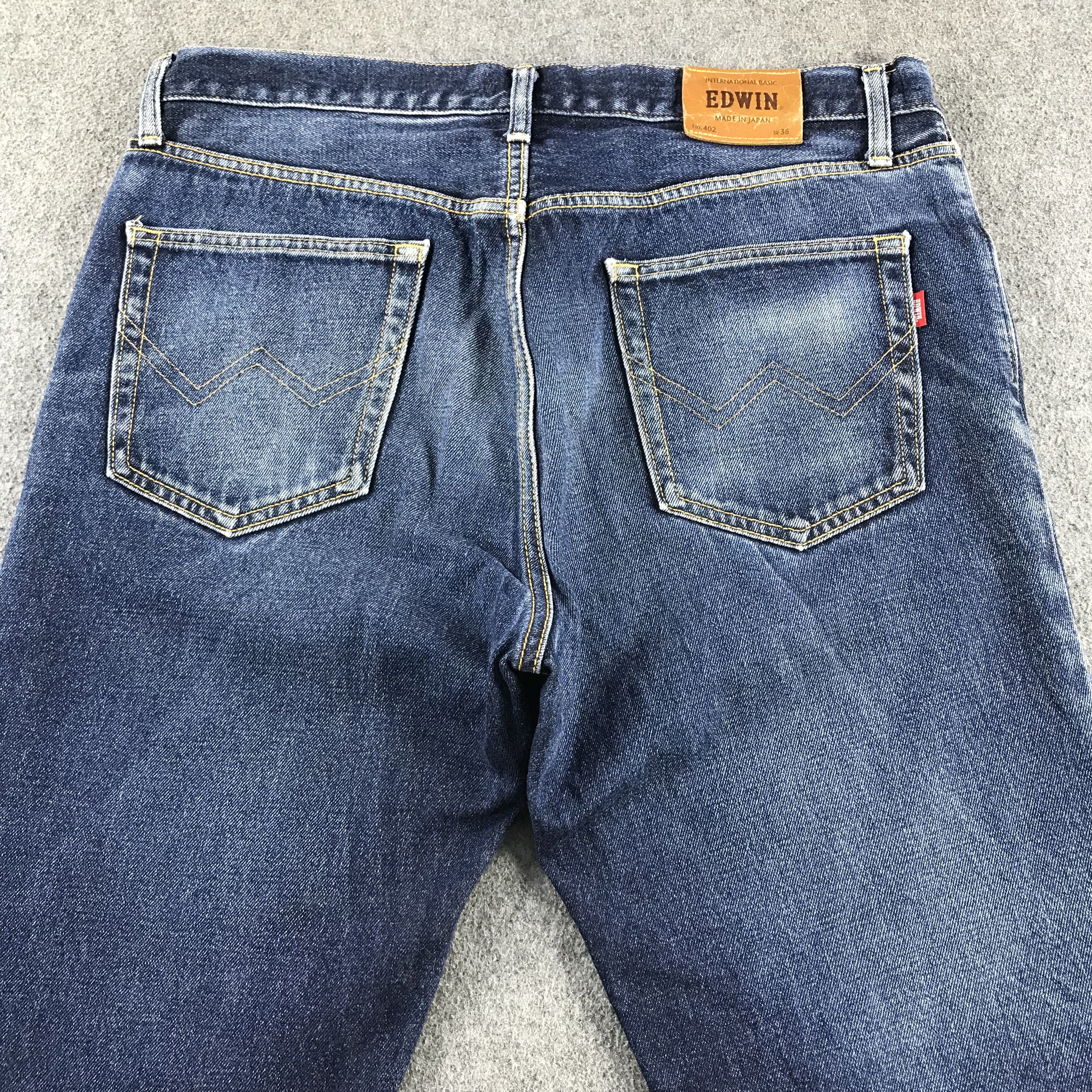 Edwin Edwin 402 Jeans Faded Blue Ripped Denim KJ3413 Size US 36 / EU 52 - 4 Thumbnail
