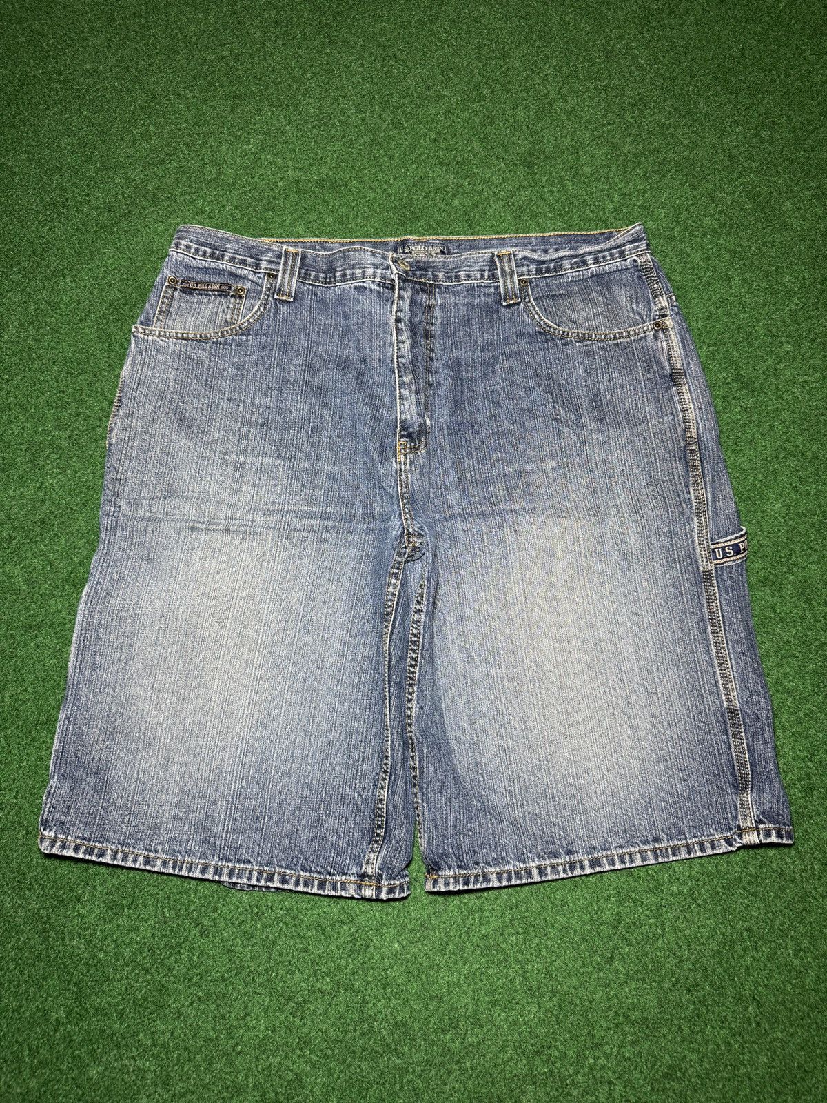 U.S. Polo Assn. Y2K Baggy Carpenter Jorts Skater Grunge Hip Hop Shorts Size US 40 / EU 56 - 3 Thumbnail
